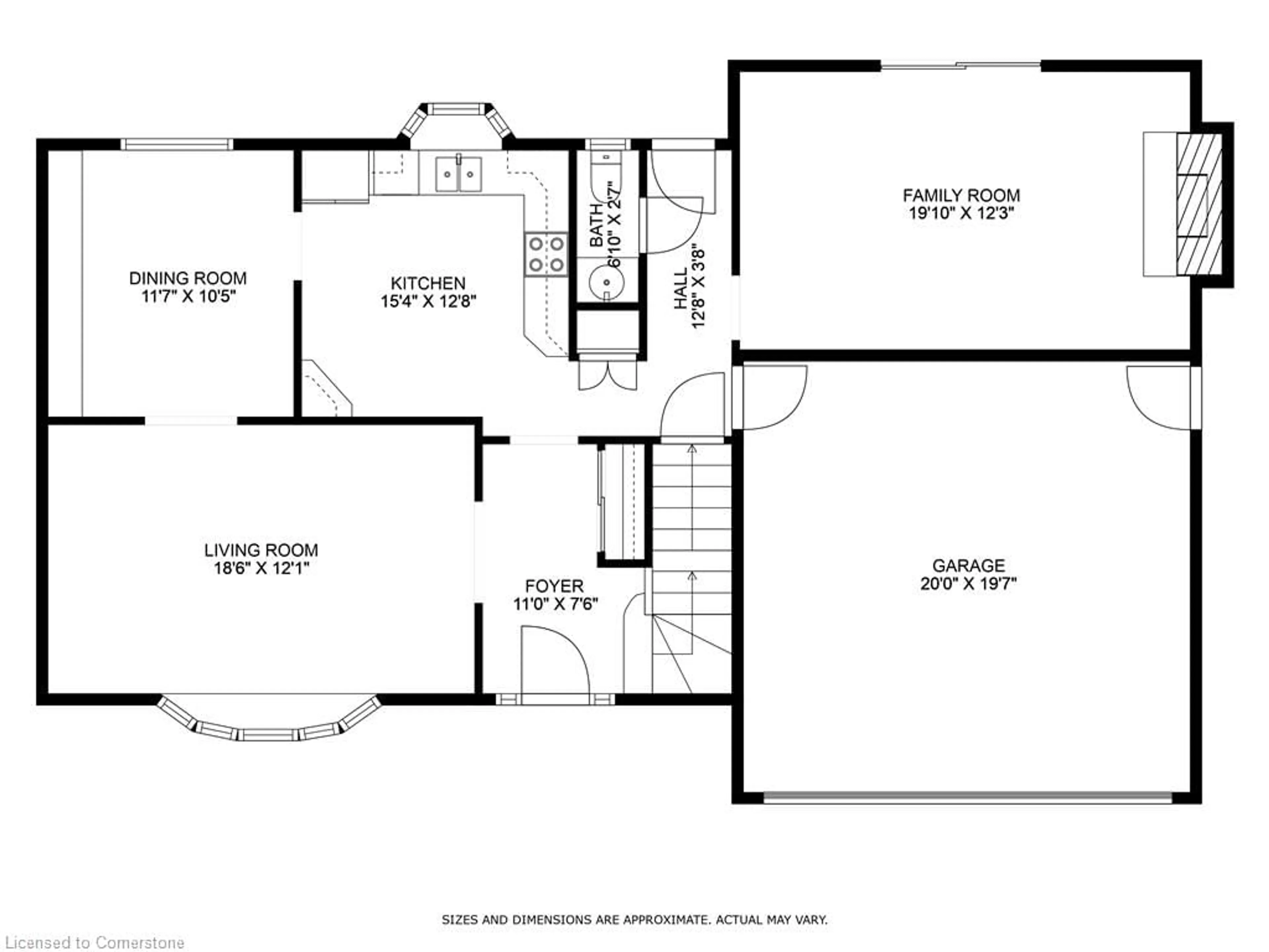 Floor plan for 25 Terrace Dr, Dundas Ontario L9H 3X1