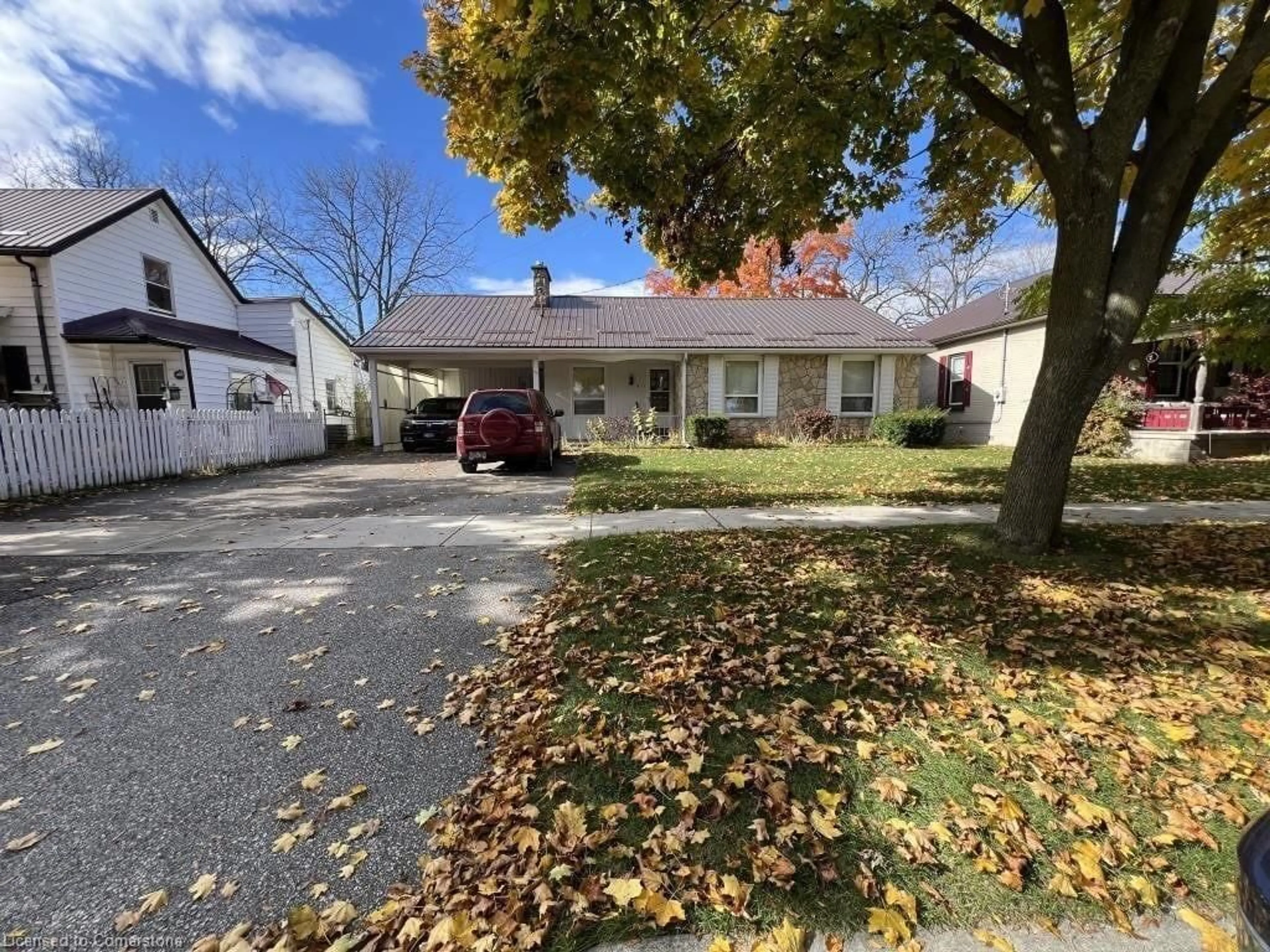 Frontside or backside of a home, the street view for 40 St George St, Aylmer Ontario N5H 2M1