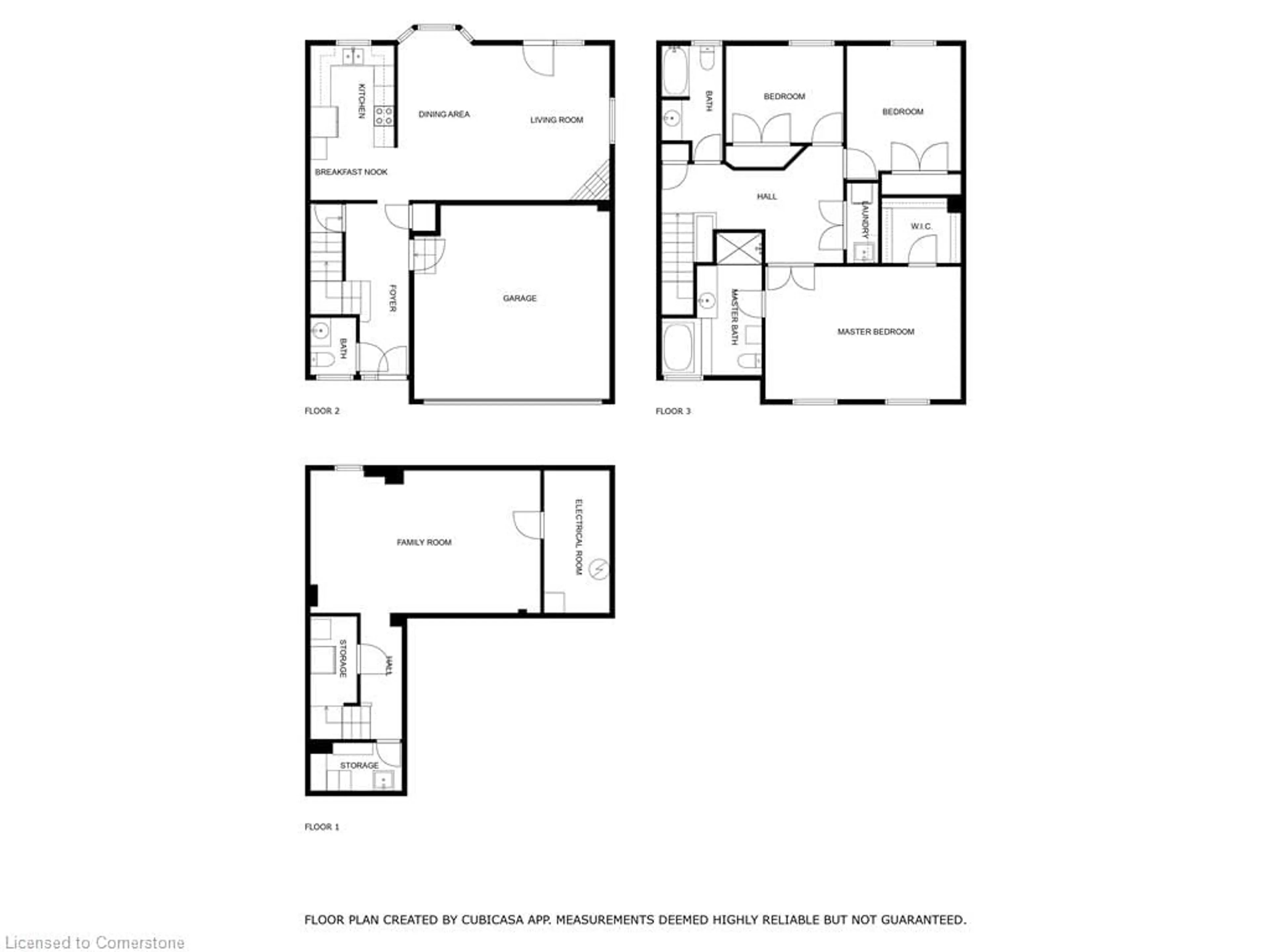 Floor plan for 230 Meadowbrook Dr #6, Ancaster Ontario L9G 4V2