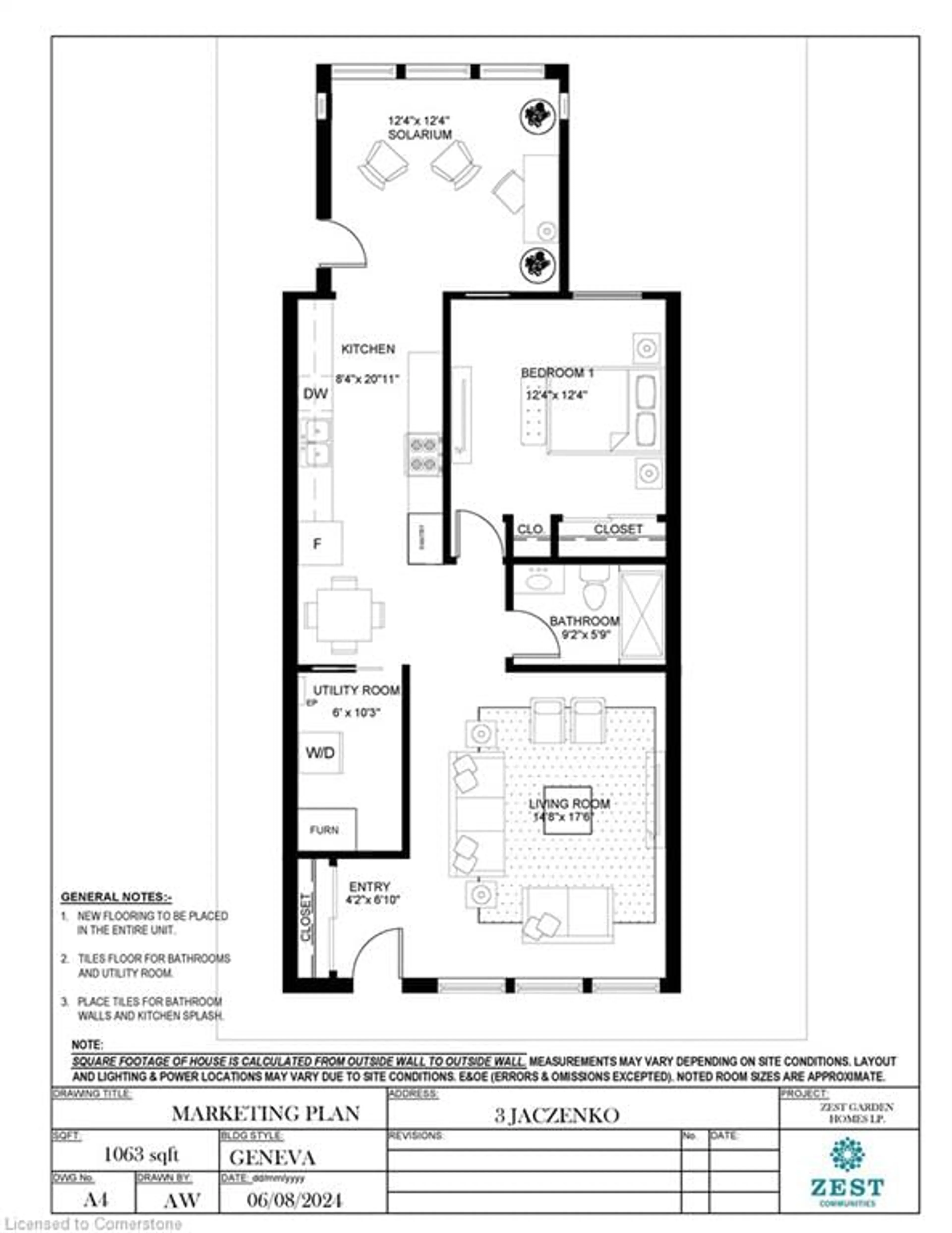 Floor plan for 3 Jaczenko Terr, Hamilton Ontario L9B 1T8