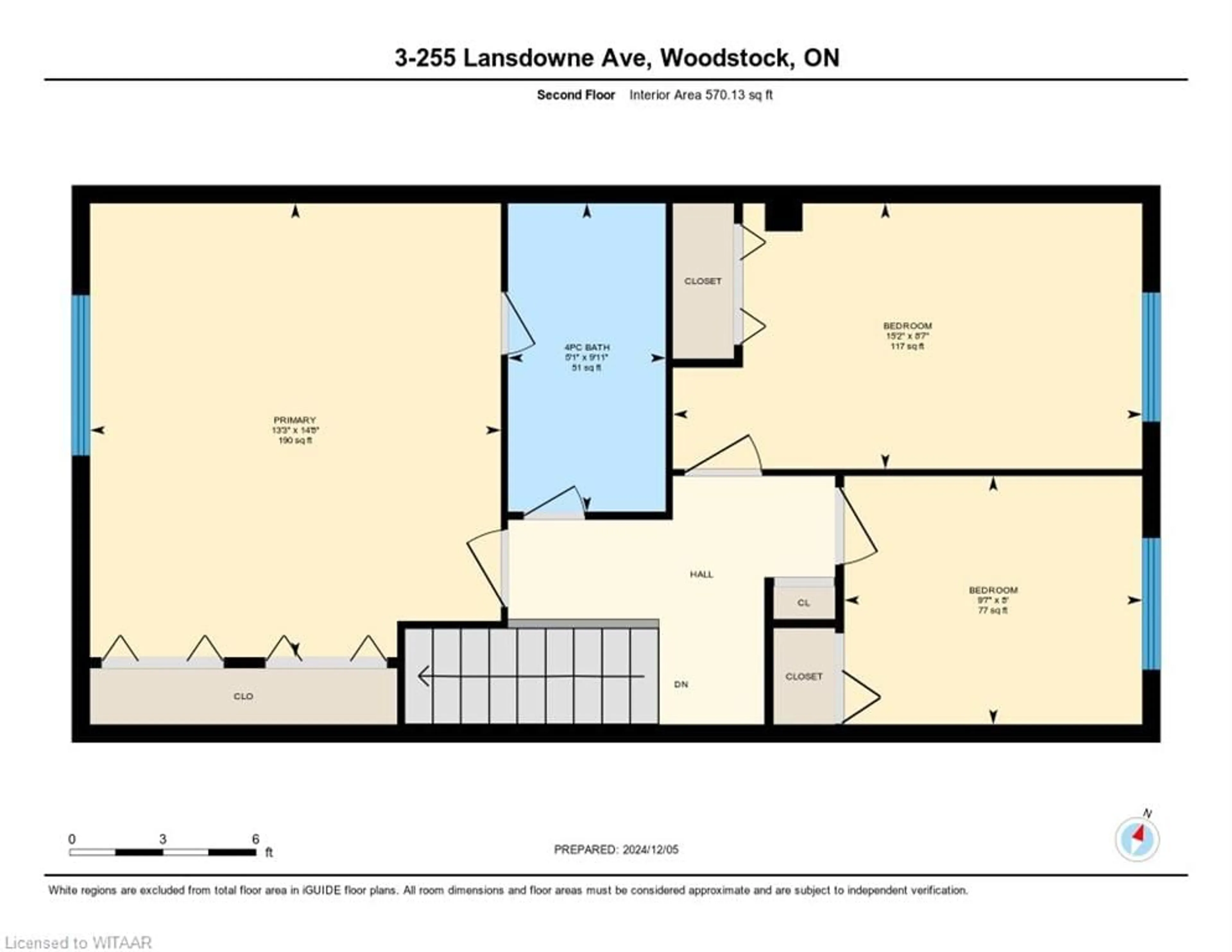 Floor plan for 255 Lansdowne Ave #3, Woodstock Ontario N4T 1N6