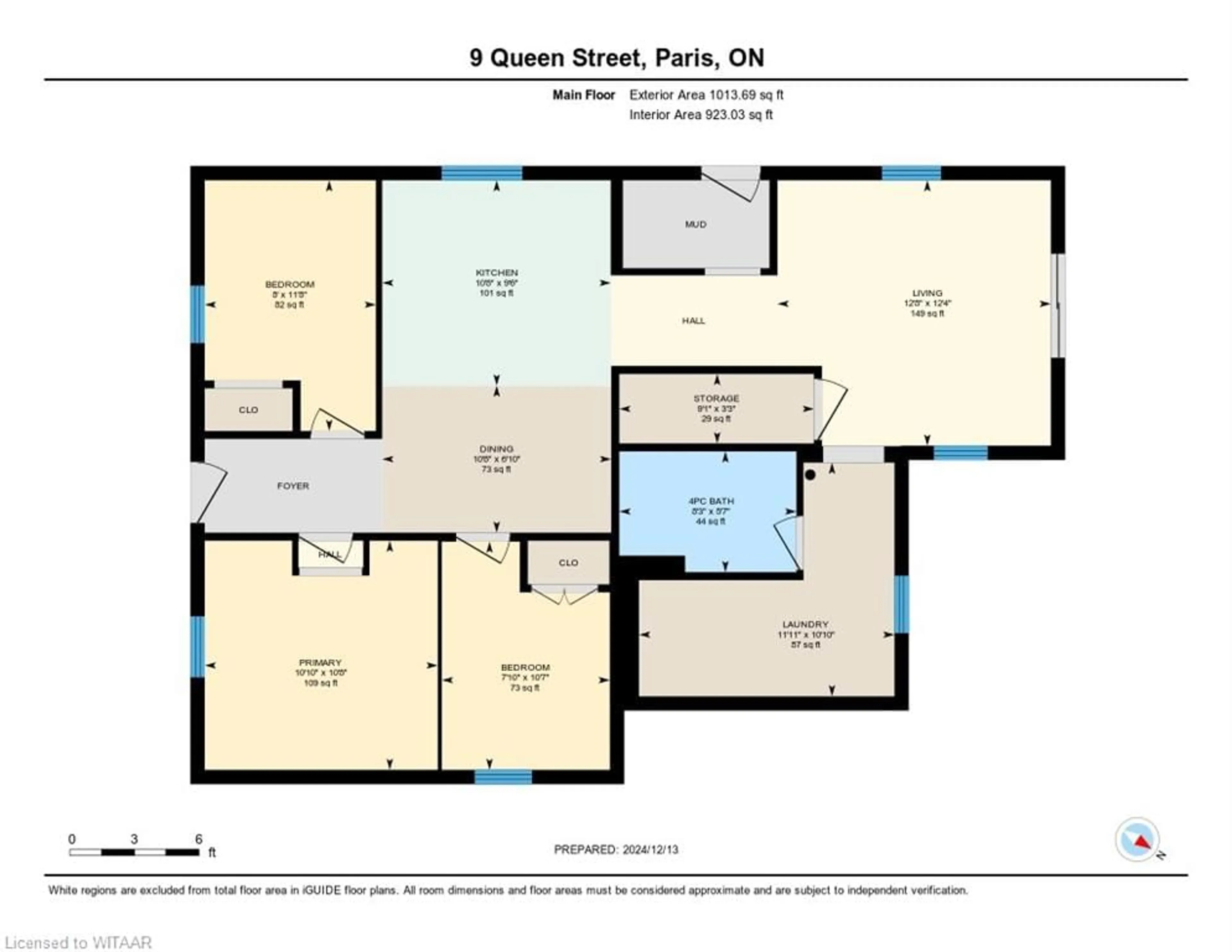 Floor plan for 8 Queen St, Paris Ontario N3L 1C1