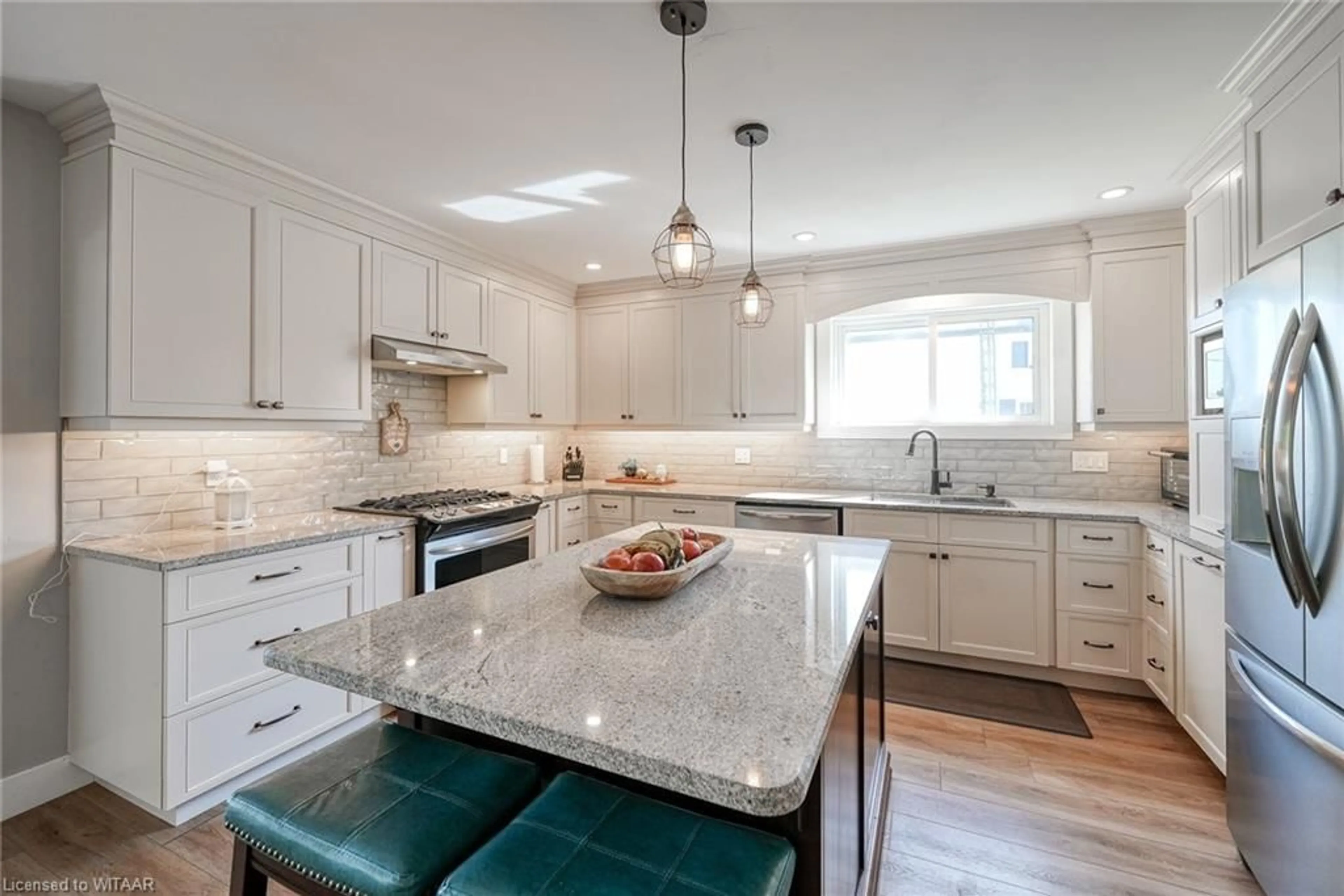 Open concept kitchen for 683 Main Street, Burgessville Ontario N0J 1C0