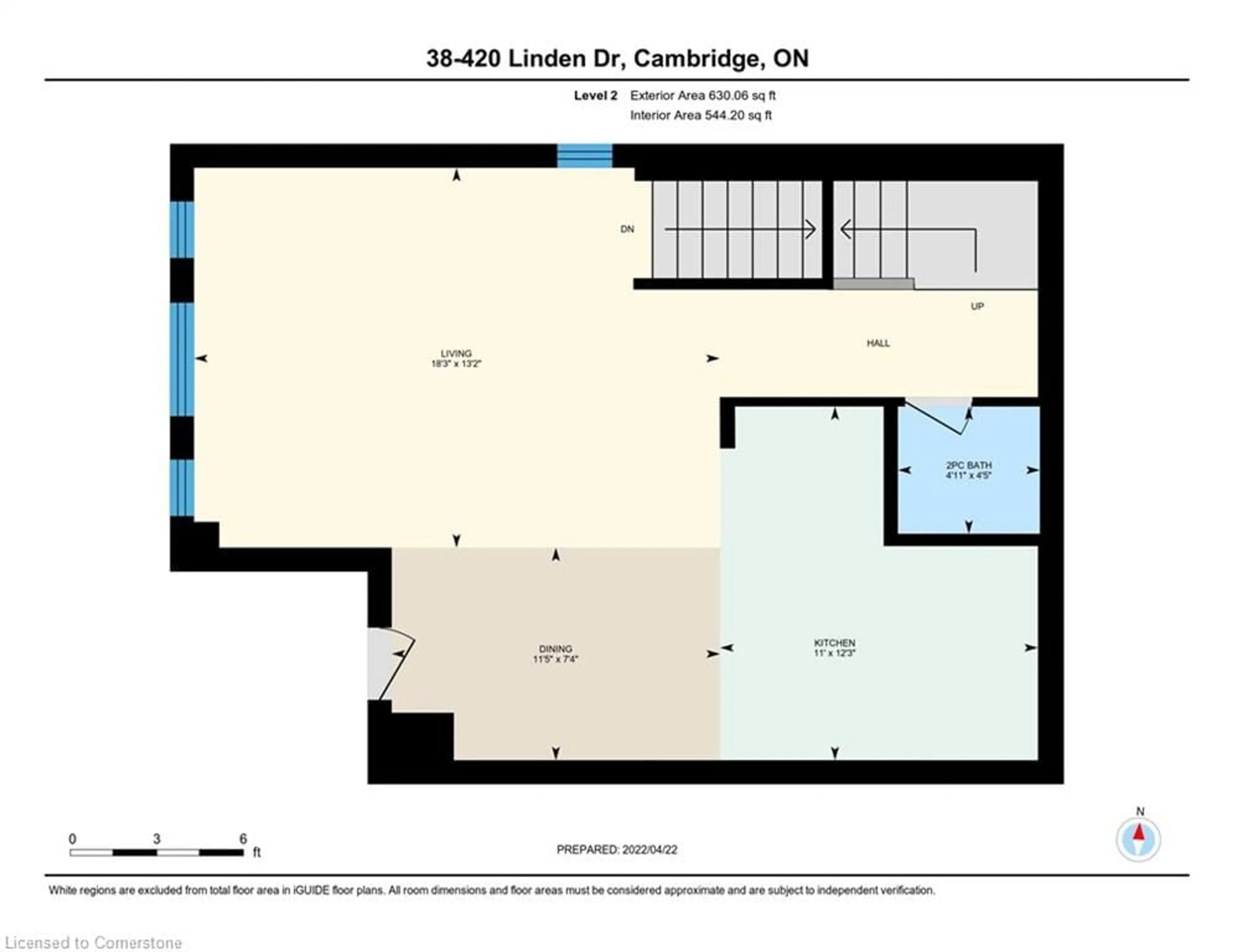 Floor plan for 420 Linden Dr #38, Cambridge Ontario N3H 0C6