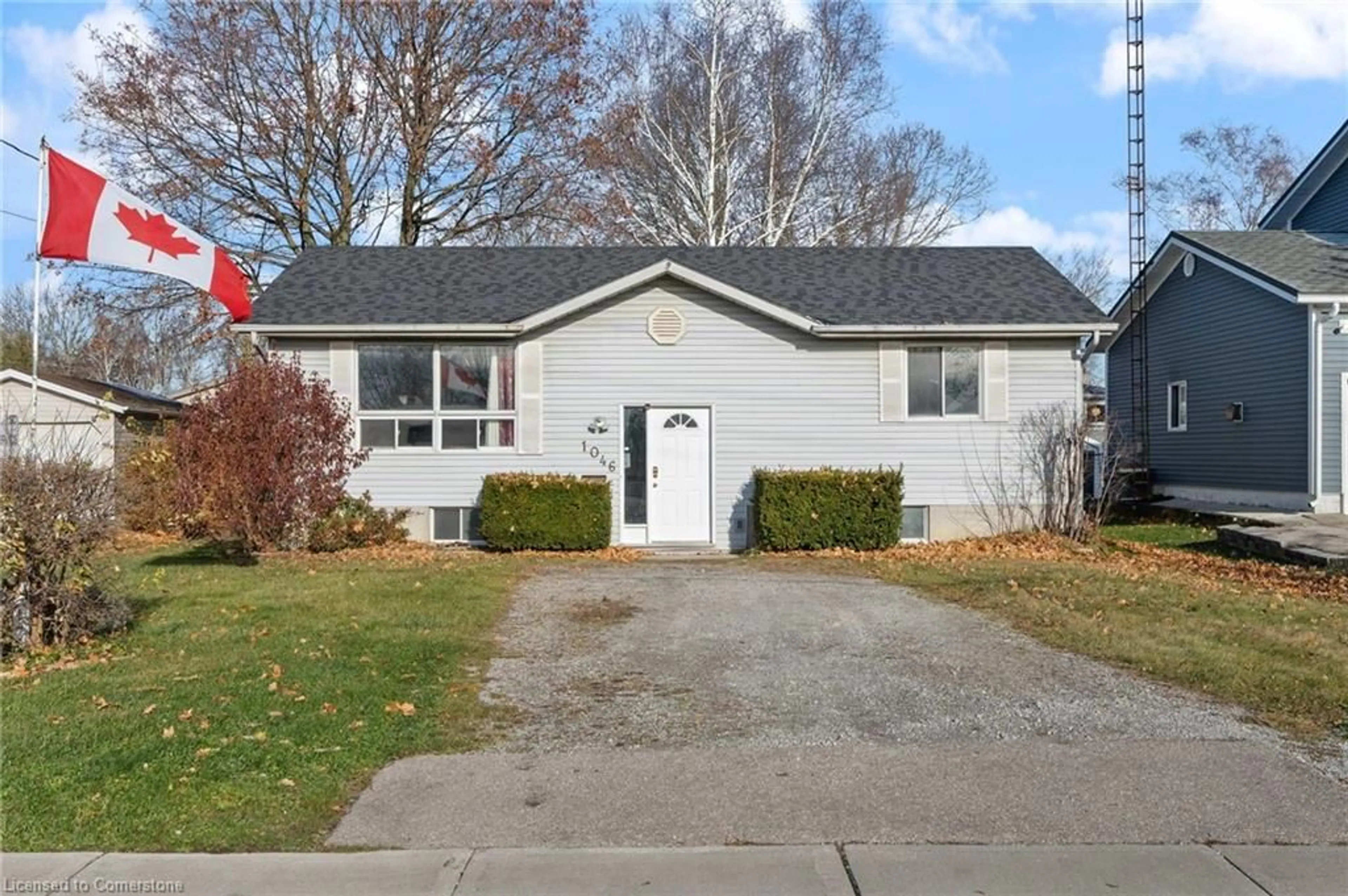 Frontside or backside of a home, the street view for 1046 Main St, Port Dover Ontario N0A 1N0