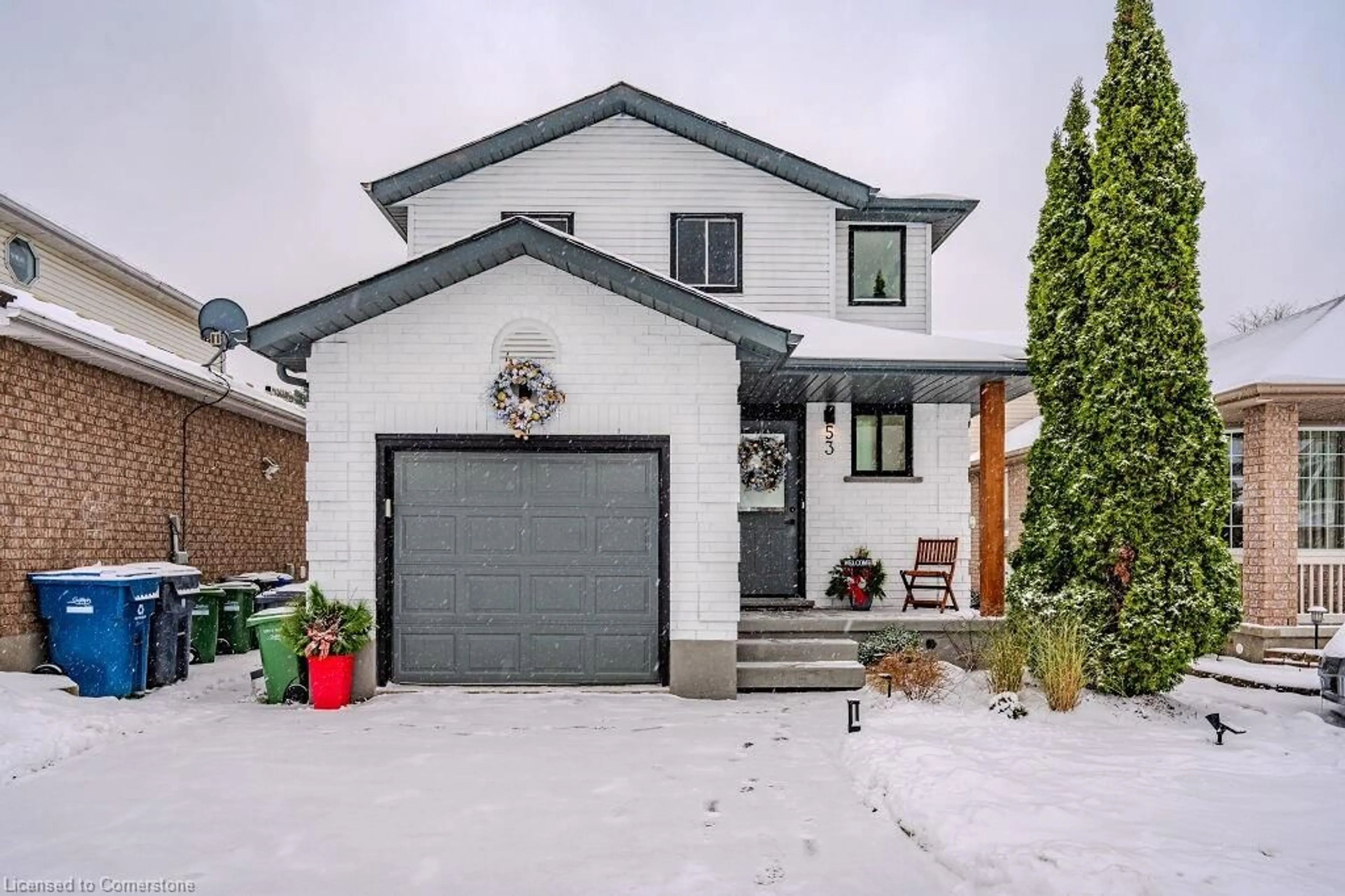 Frontside or backside of a home, the street view for 53 Deerpath Dr, Guelph Ontario N1K 1V1