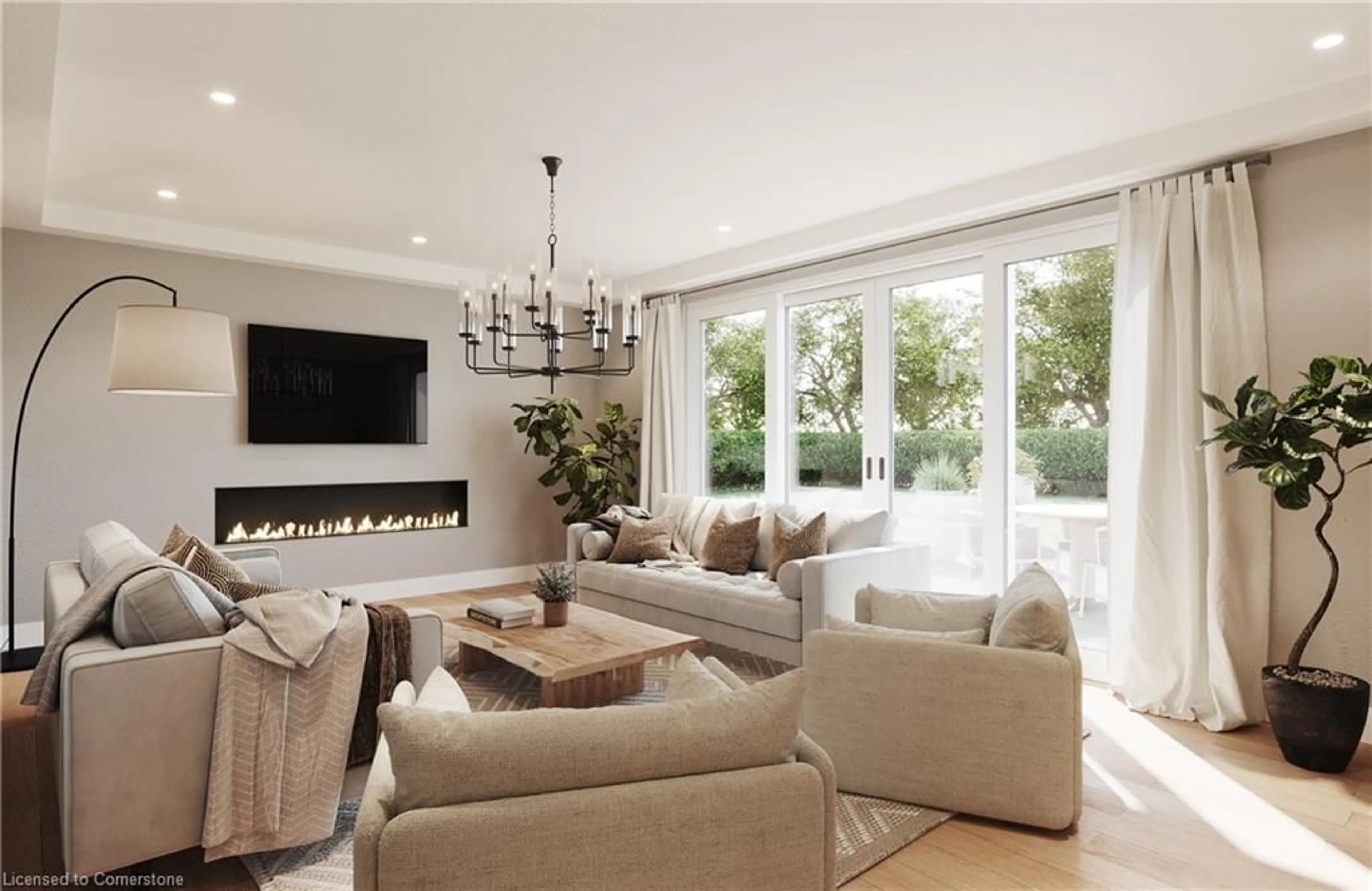 Living room, wood floors for LOT 10 Weyburn St, Hamilton Ontario L8N 2Z7