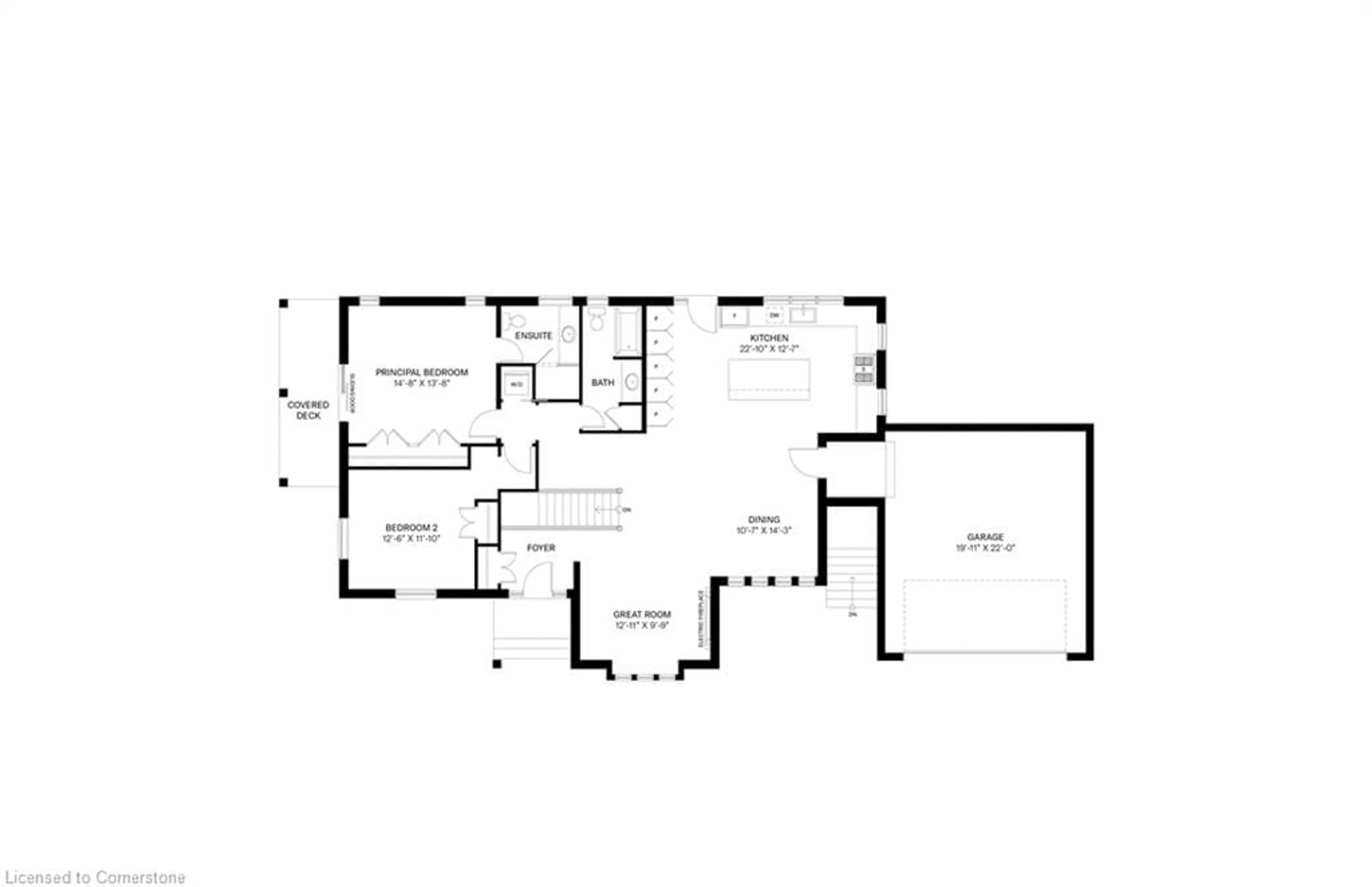 Floor plan for LOT 10 Weyburn St, Hamilton Ontario L8N 2Z7