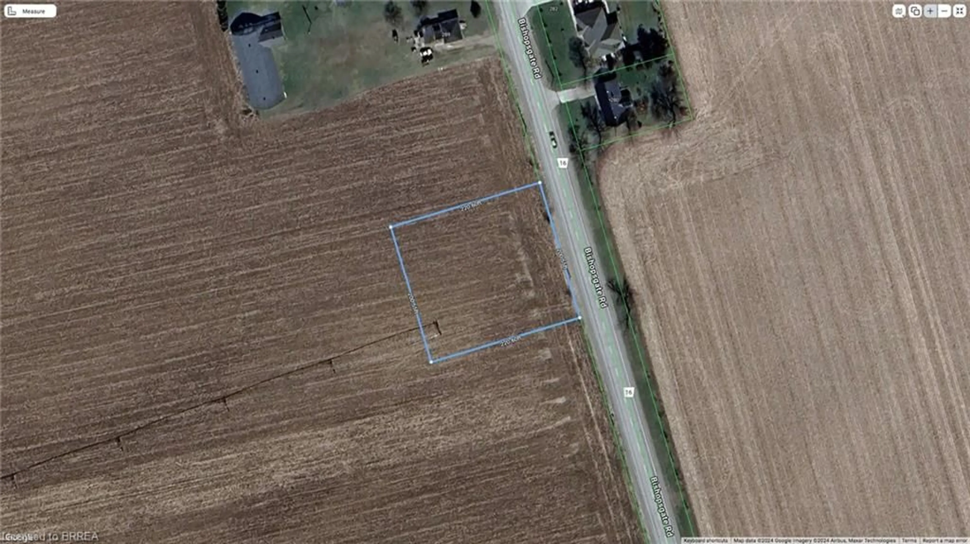 Picture of a map for 289 Bishopsgate Rd, Burford Ontario N0E 1A0