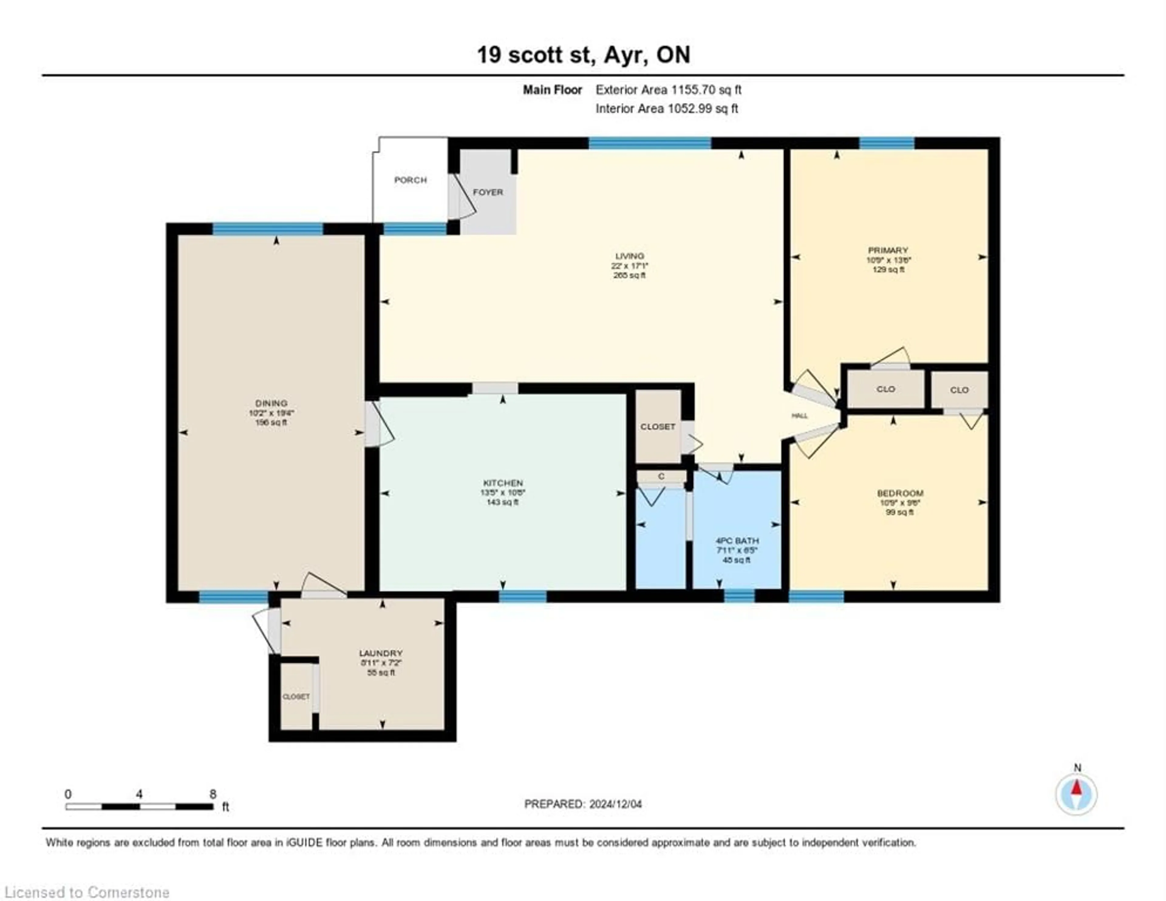 Floor plan for 19 Scott St, Ayr Ontario N0B 1E0