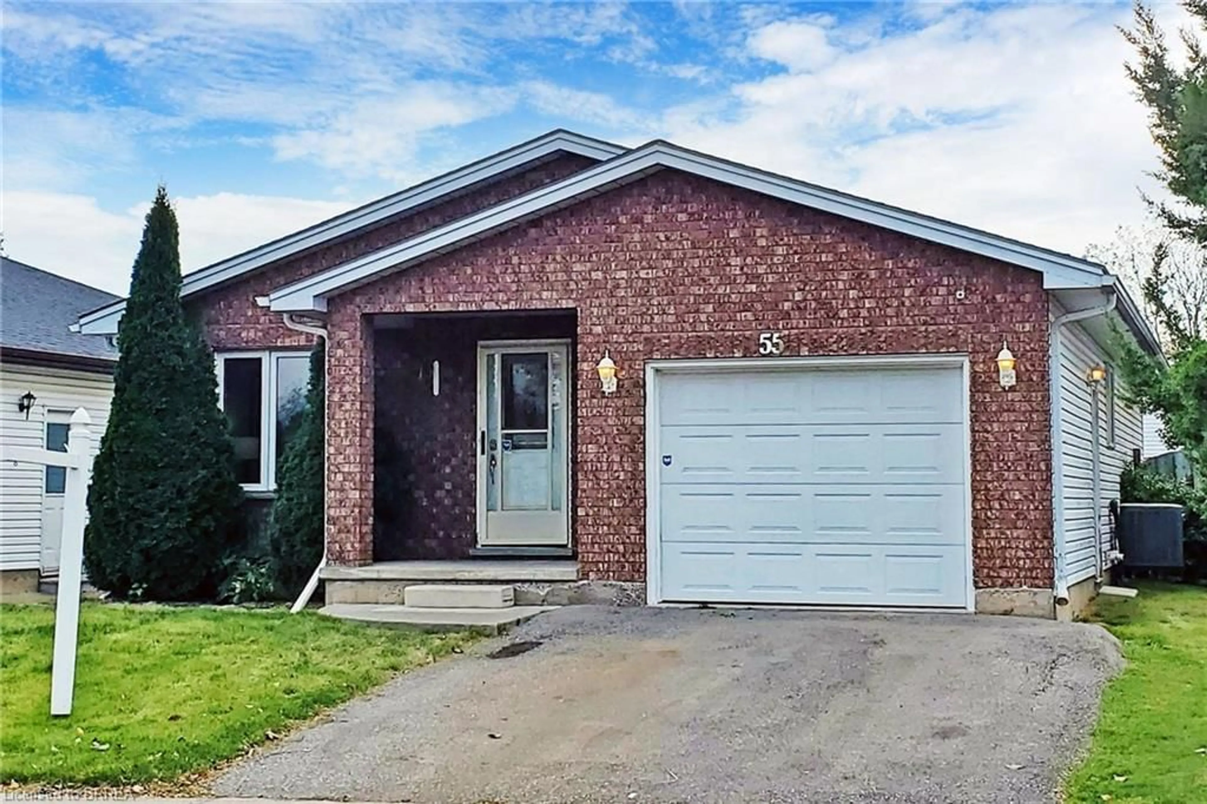 Home with brick exterior material for 55 St. Patrick's Dr, Brantford Ontario N3T 6L4