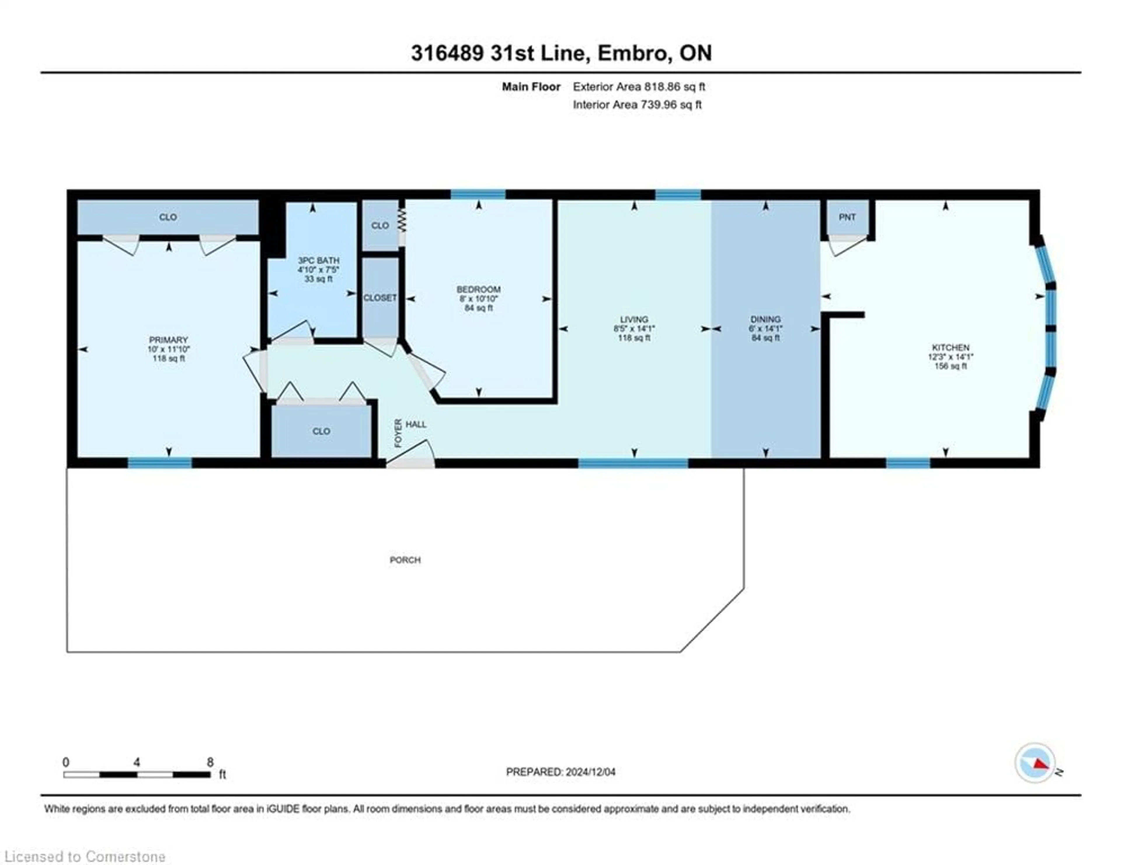 Floor plan for 316489 31st Line #904, Happy Hills Ontario N0J 1J0