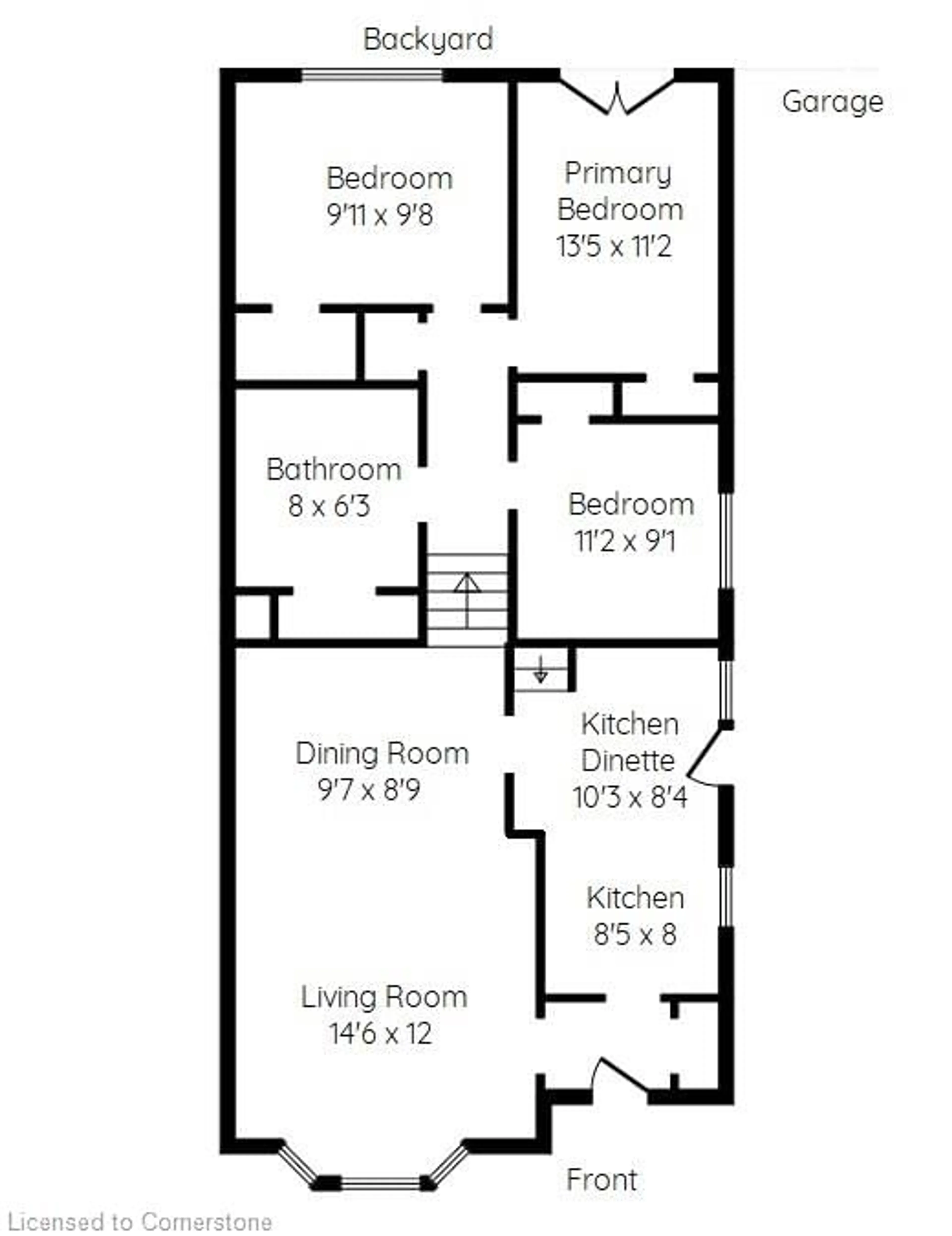 Floor plan for 22 Maple Cres, Paris Ontario N3L 3R4