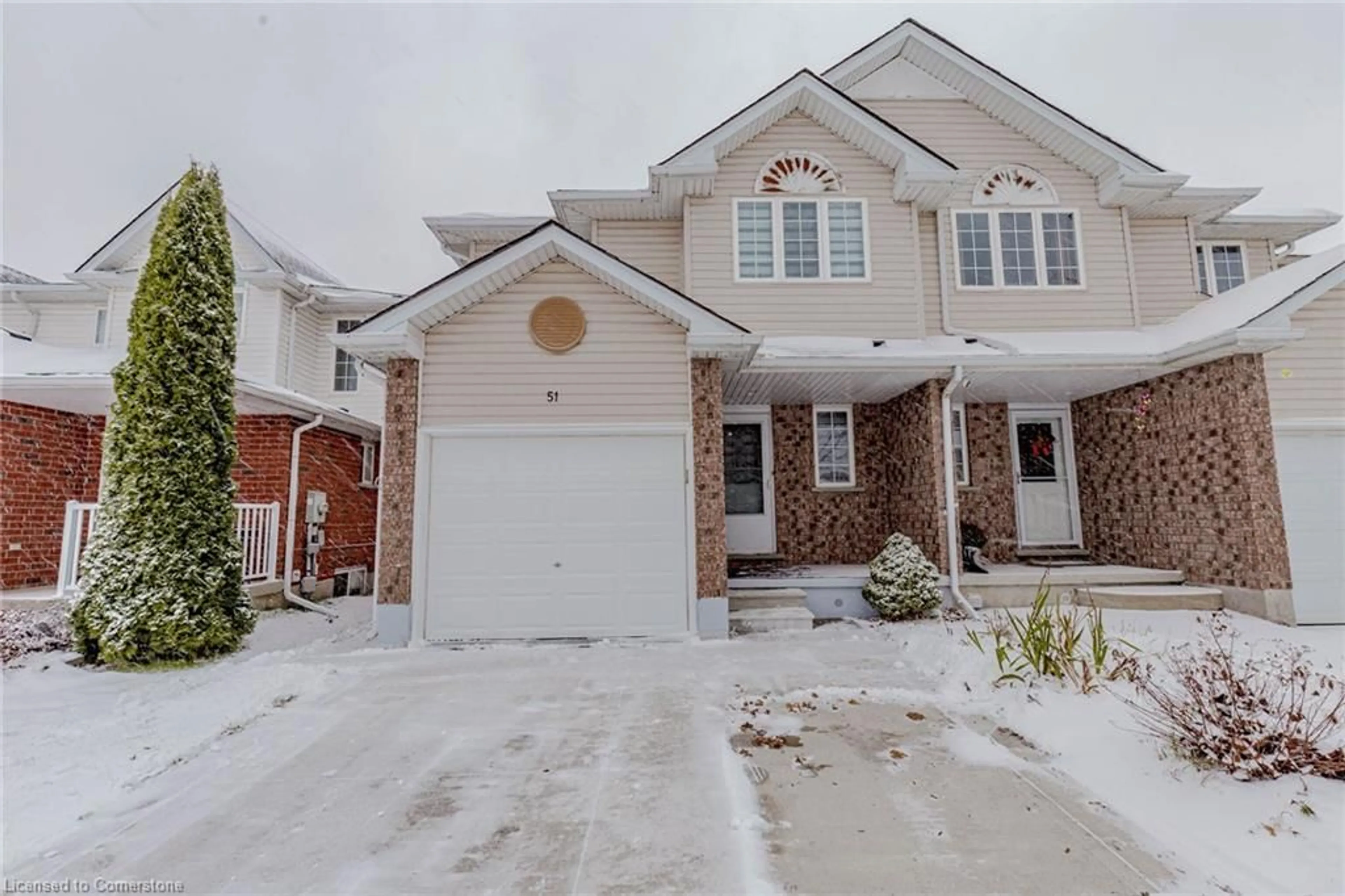 Home with brick exterior material, street for 51 Hawkins Dr, Cambridge Ontario N1T 1Z7