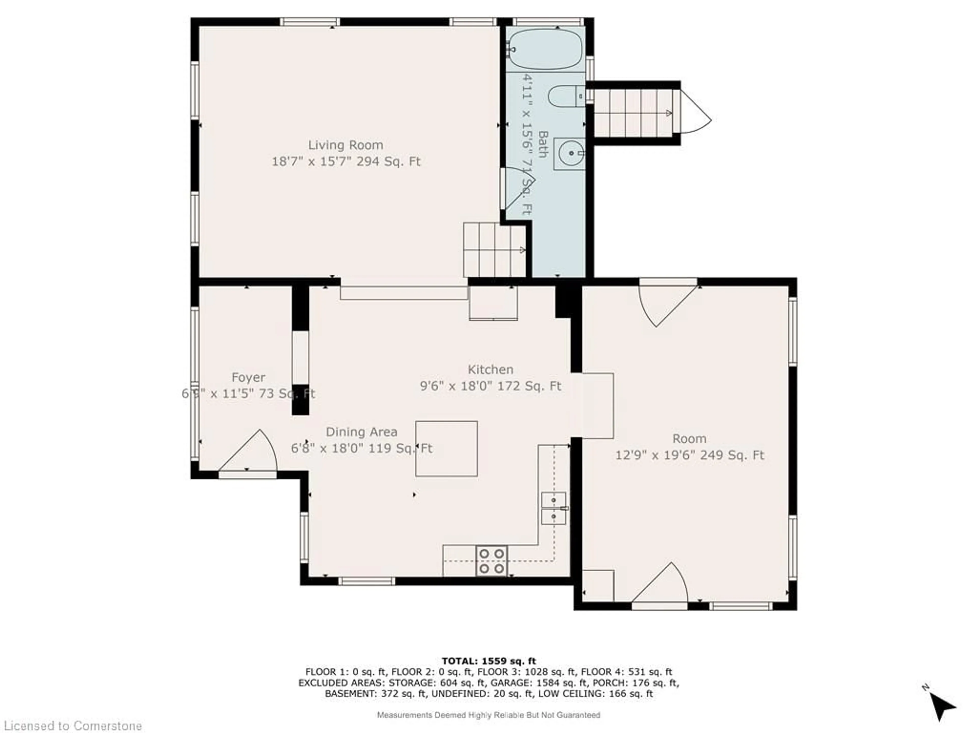 Floor plan for 3527 County Rd 26, Augusta Ontario K0E 1T0