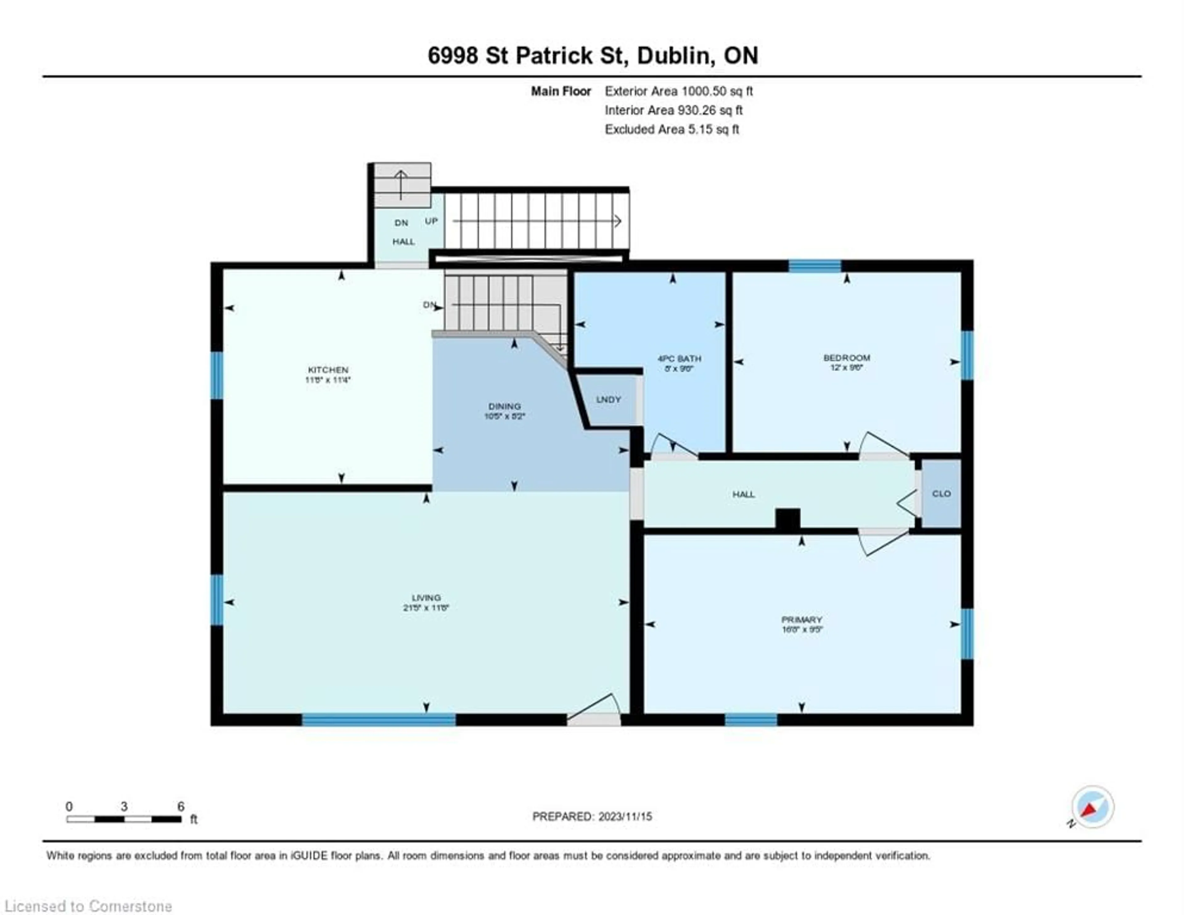 Floor plan for 6998 St. Patrick St, Dublin Ontario N0K 1E0