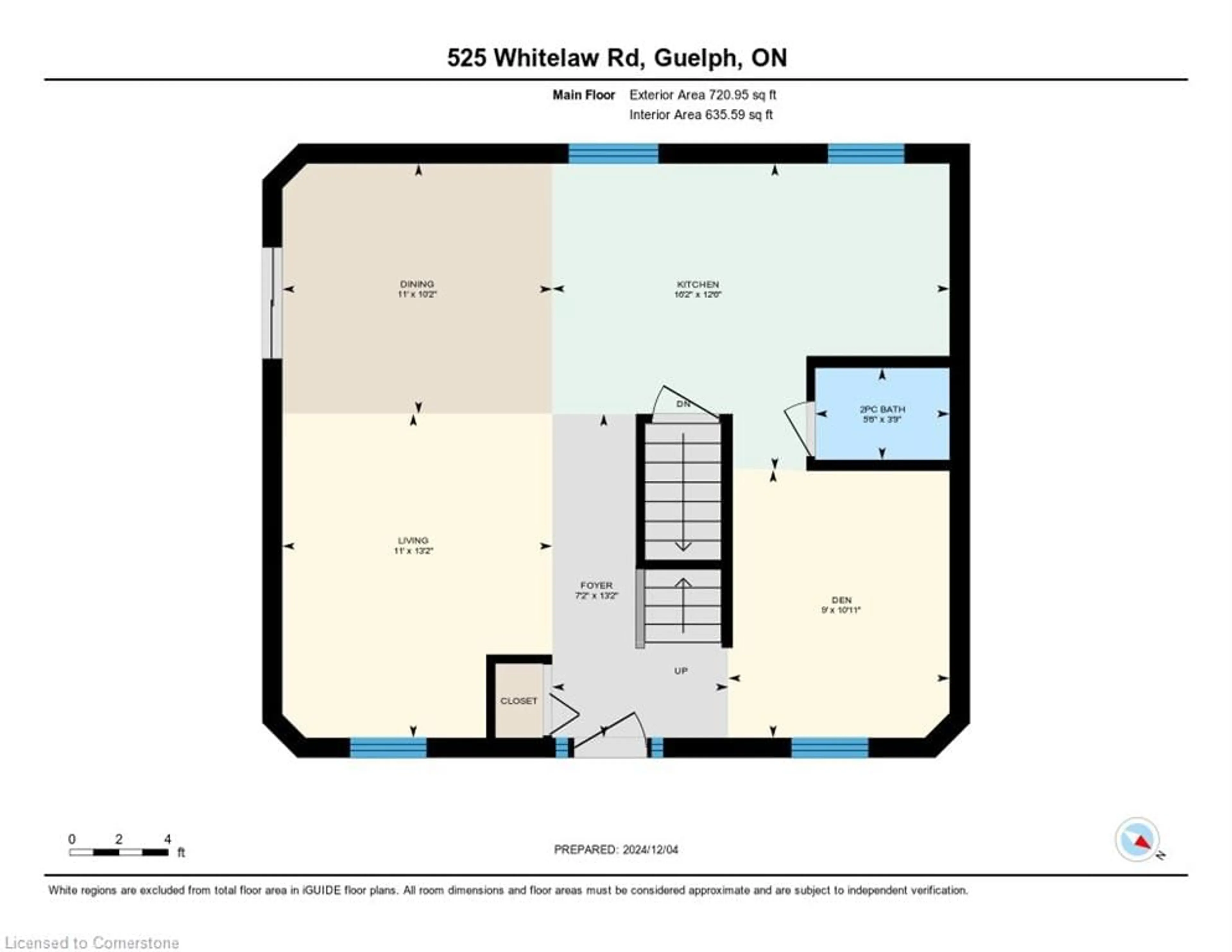 Floor plan for 525 Whitelaw Rd, Guelph Ontario N1K 1N8