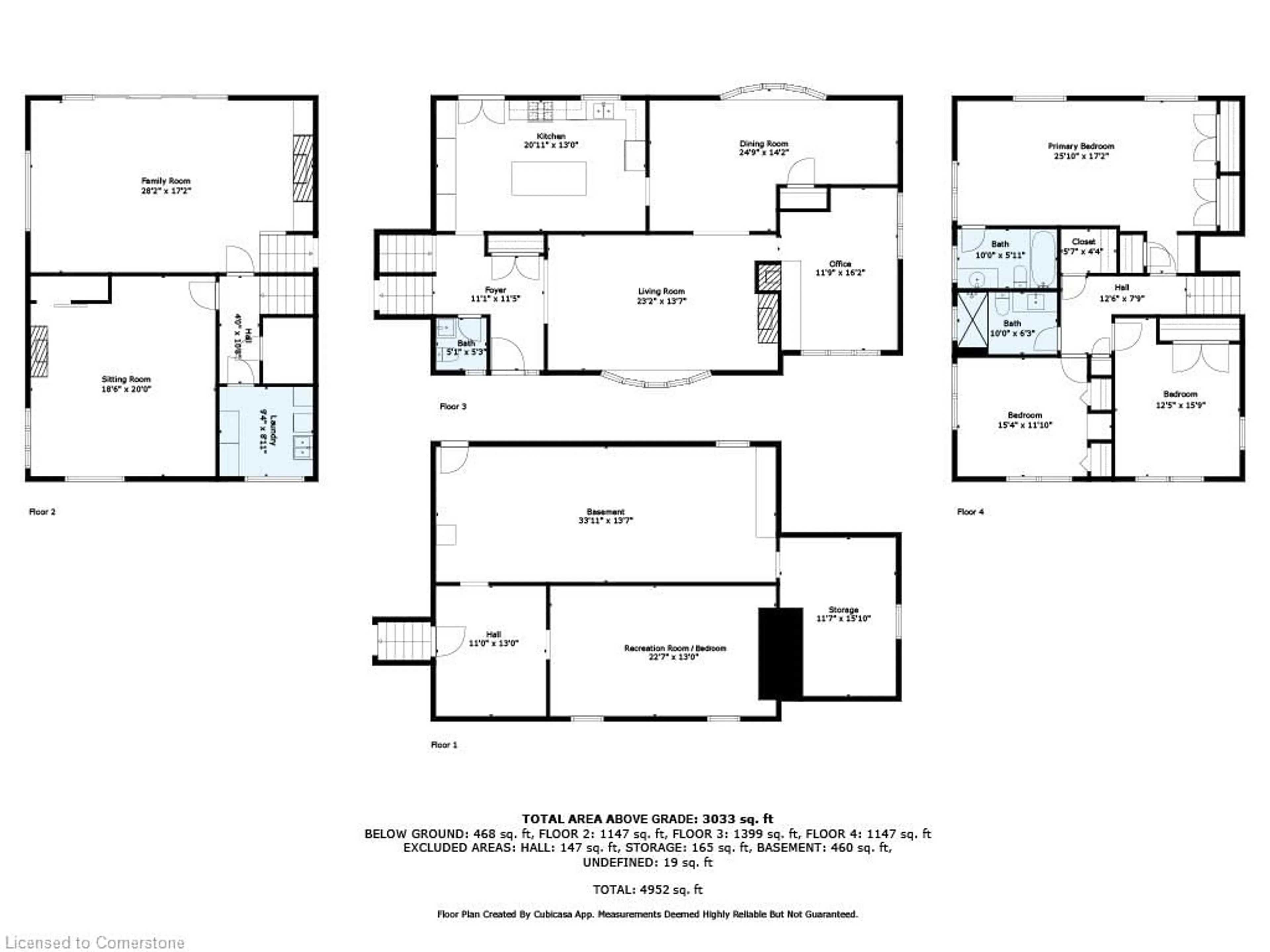 Floor plan for 112 Hillcrest Ave, Dundas Ontario L9H 4X3