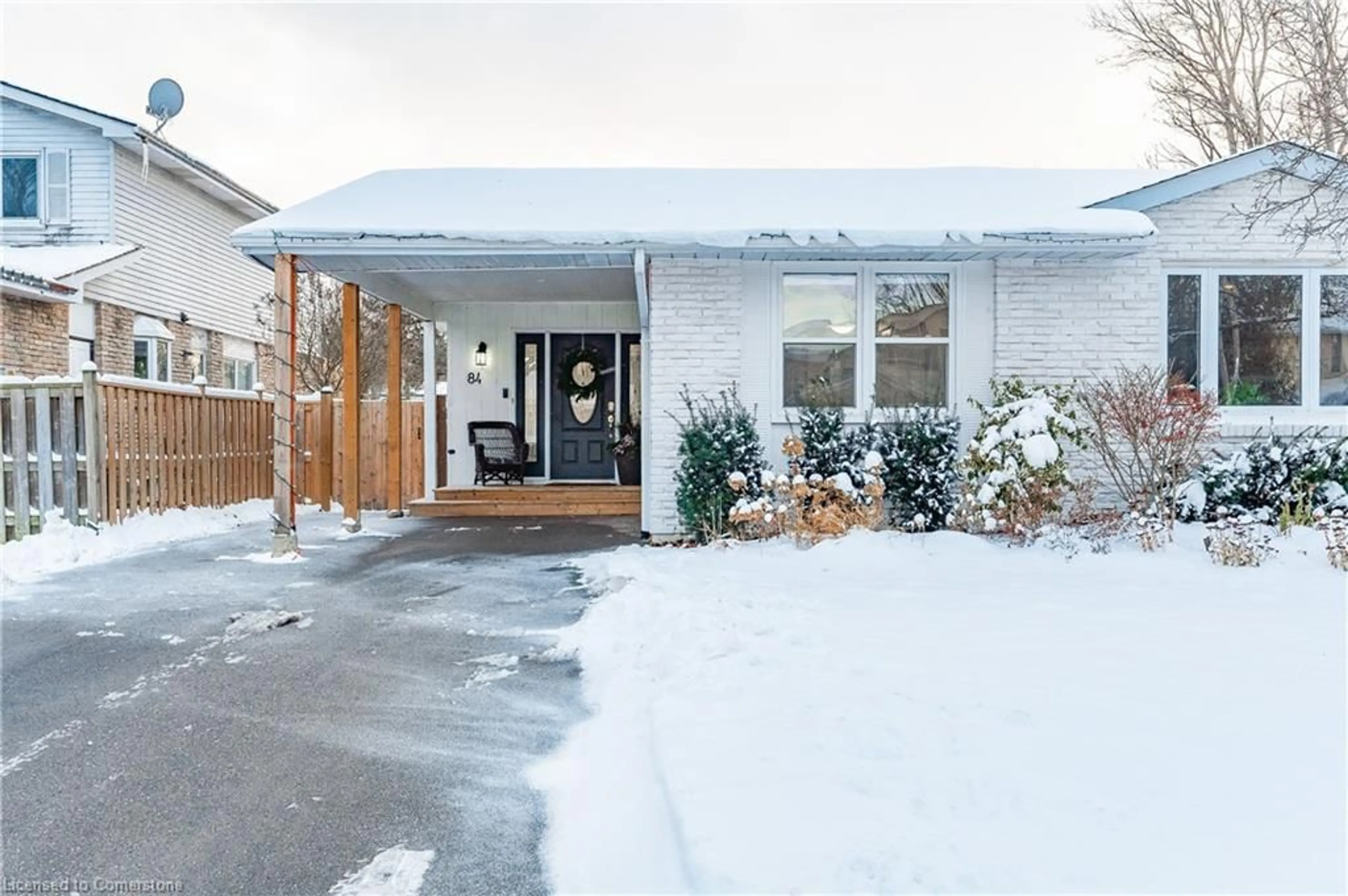 Frontside or backside of a home, the street view for 84 Queensdale Cres, Guelph Ontario N1H 6W3