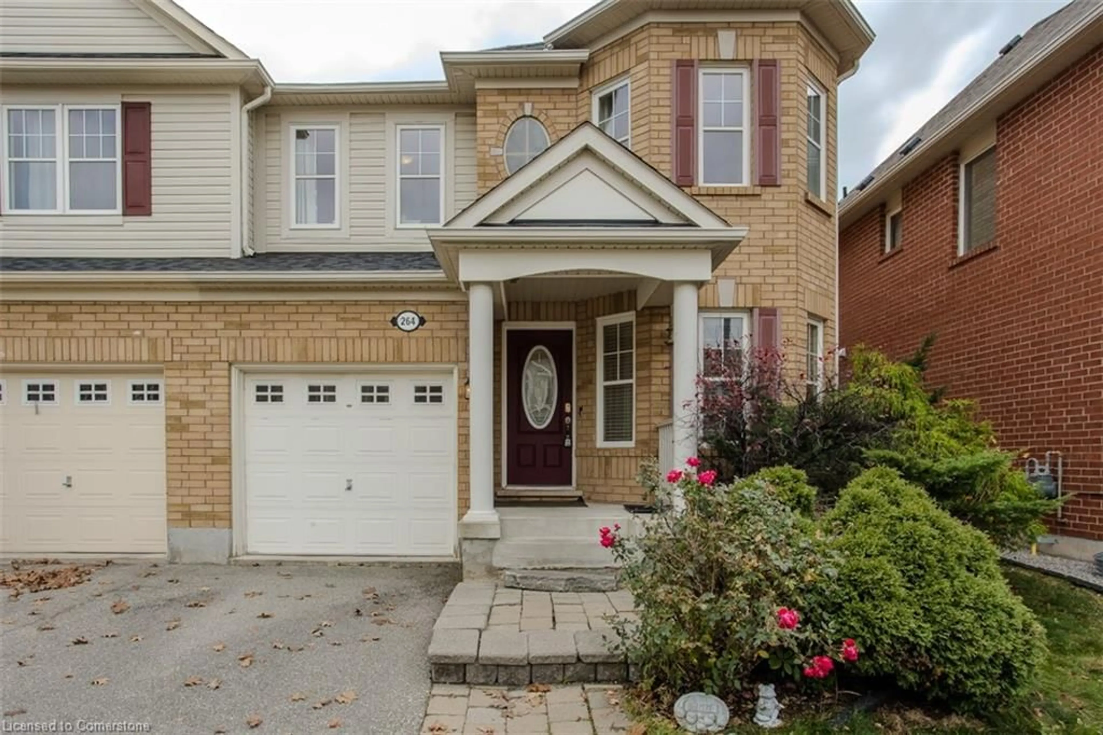 Home with brick exterior material for 264 Wise Cross, Milton Ontario L9T 0N9