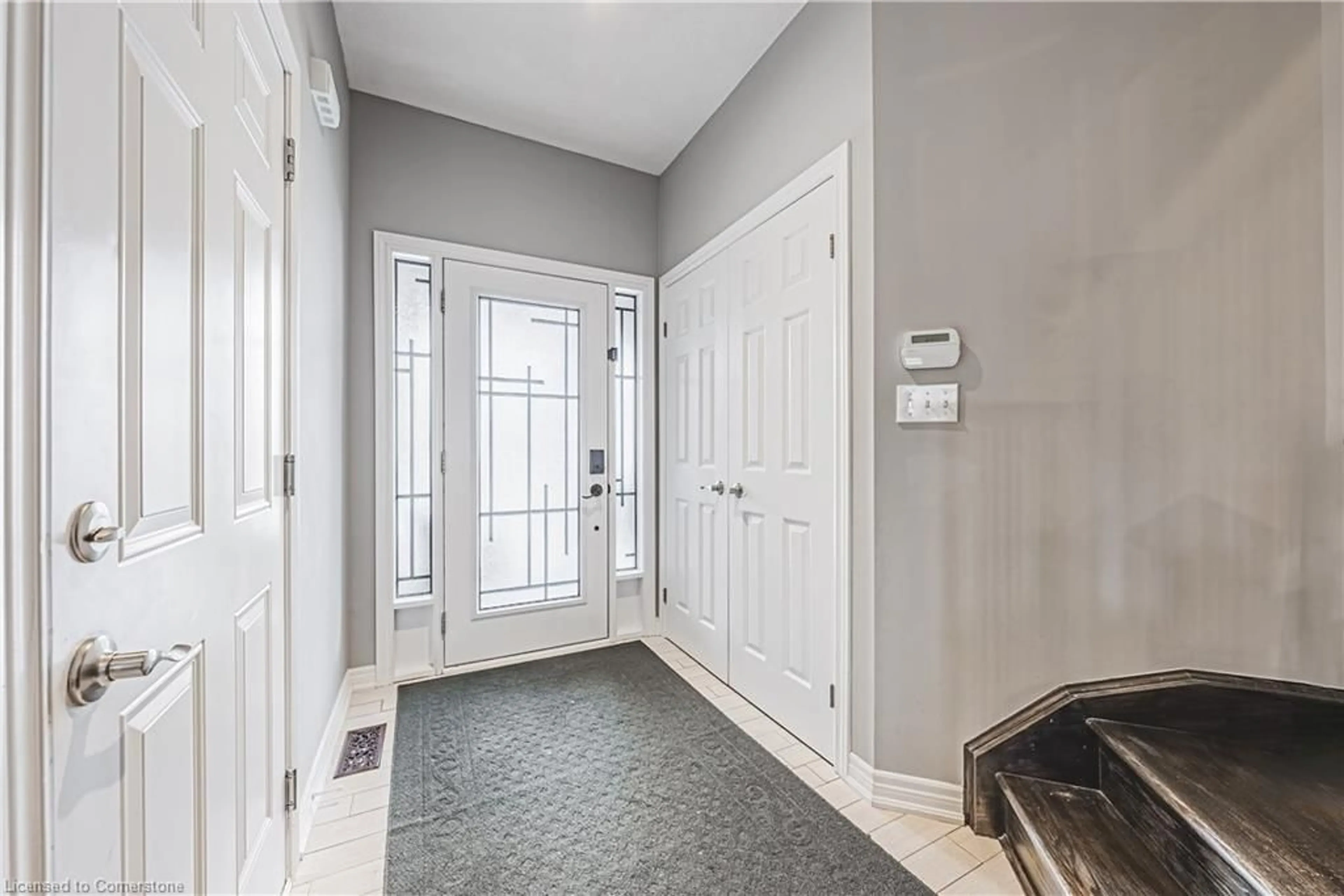 Indoor entryway, cement floor for 48 Madonna Drive, Hamilton Ontario L9B 0G9