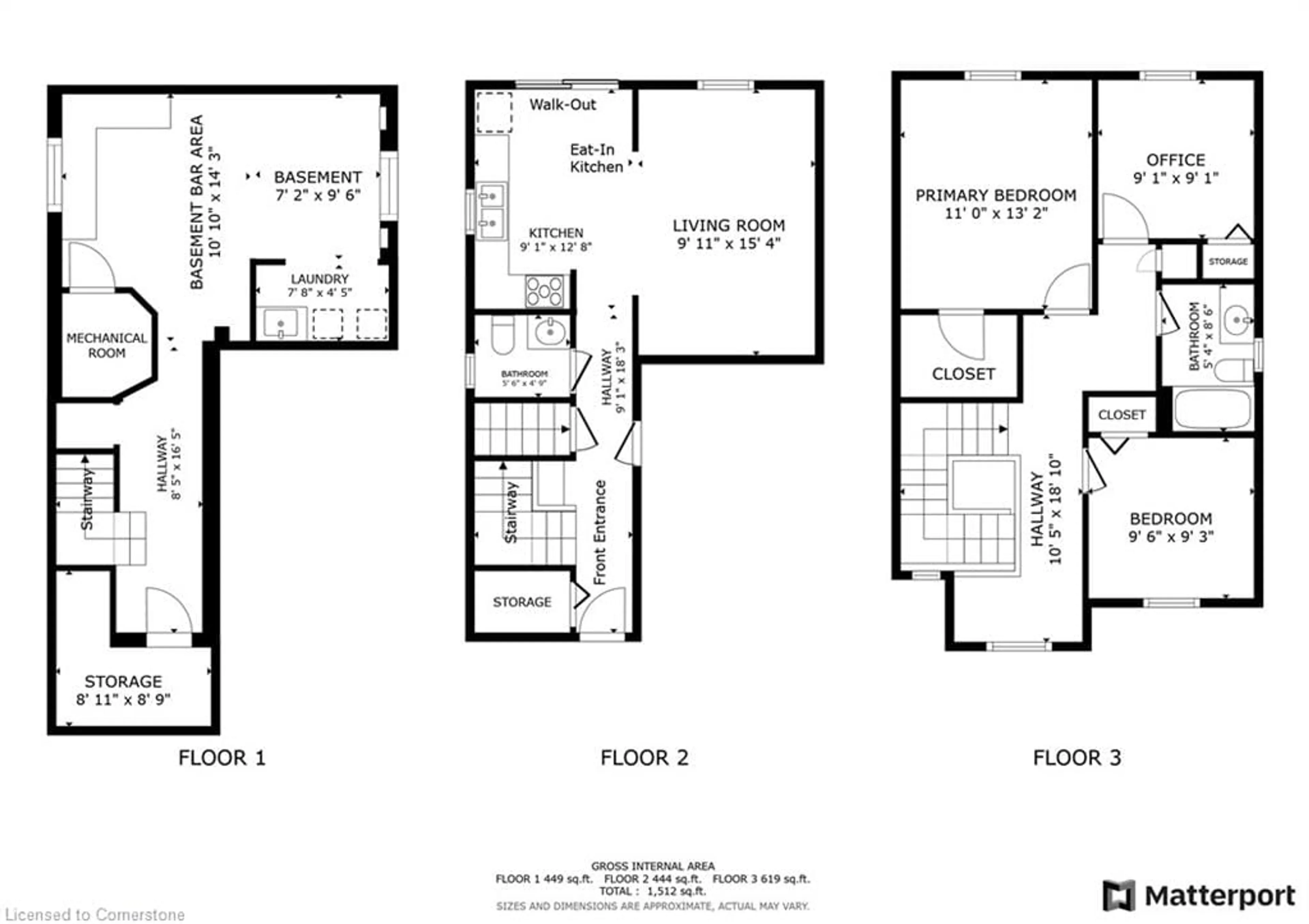 Floor plan for 56 Cedarvale Ave, Guelph Ontario N1E 6Y3