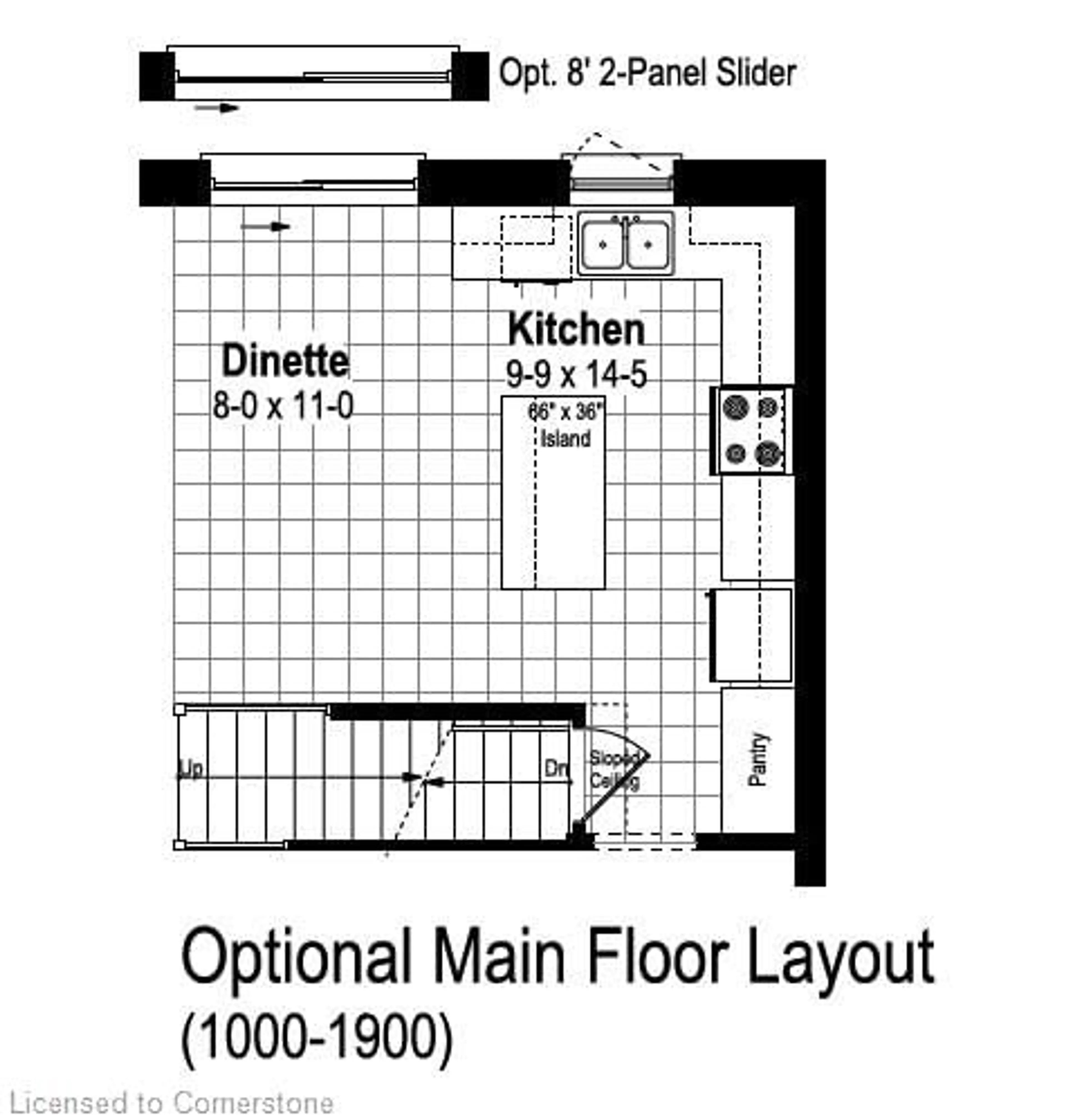 Floor plan for 105 Shaded Creek Dr #Lot 0018, Kitchener Ontario N2P 0K7