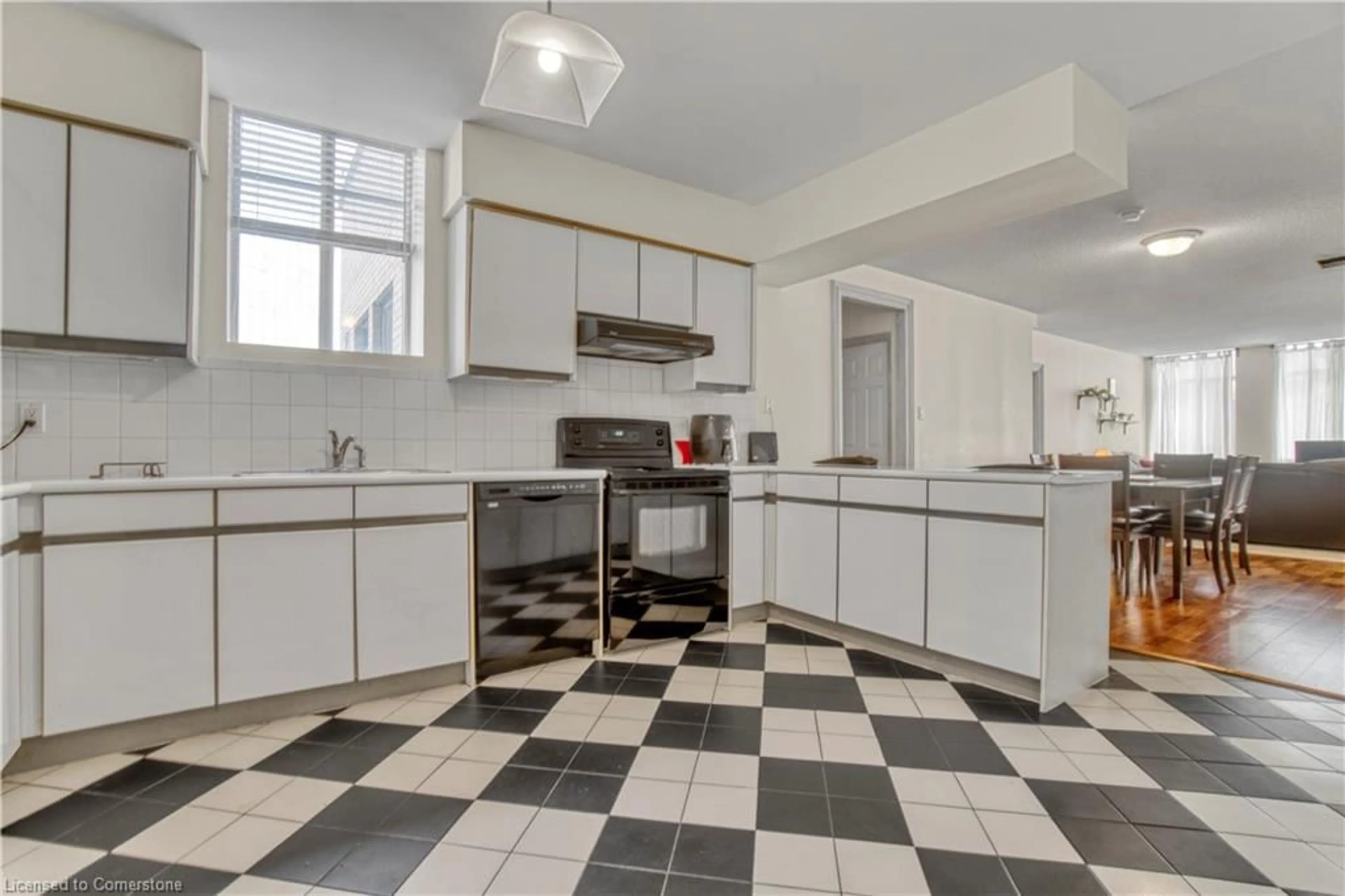 Standard kitchen, ceramic floors, cottage for 36 James St #302, Hamilton Ontario L8P 4W4