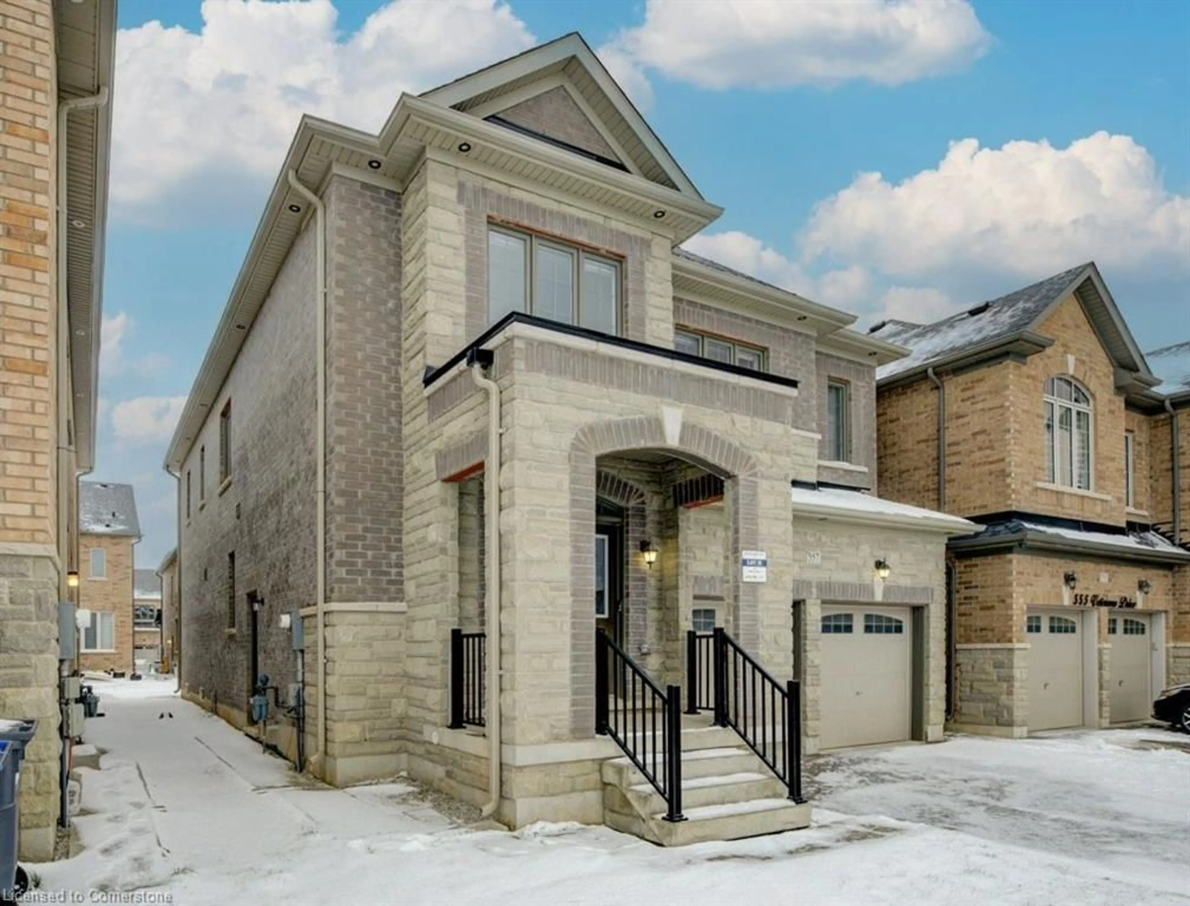 Home with brick exterior material, street for 557 Veterans Dr, Brampton Ontario L7A 5A6