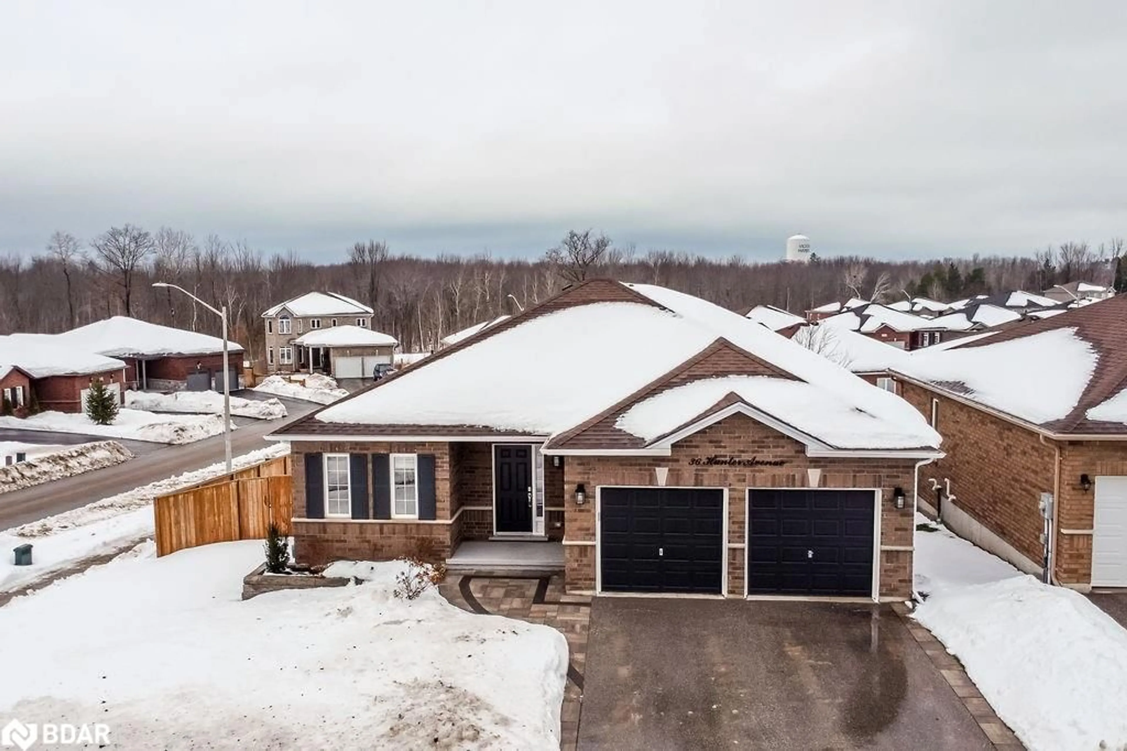 A pic from outside/outdoor area/front of a property/back of a property/a pic from drone, street for 36 Hunter Ave, Victoria Harbour Ontario L0K 2A0