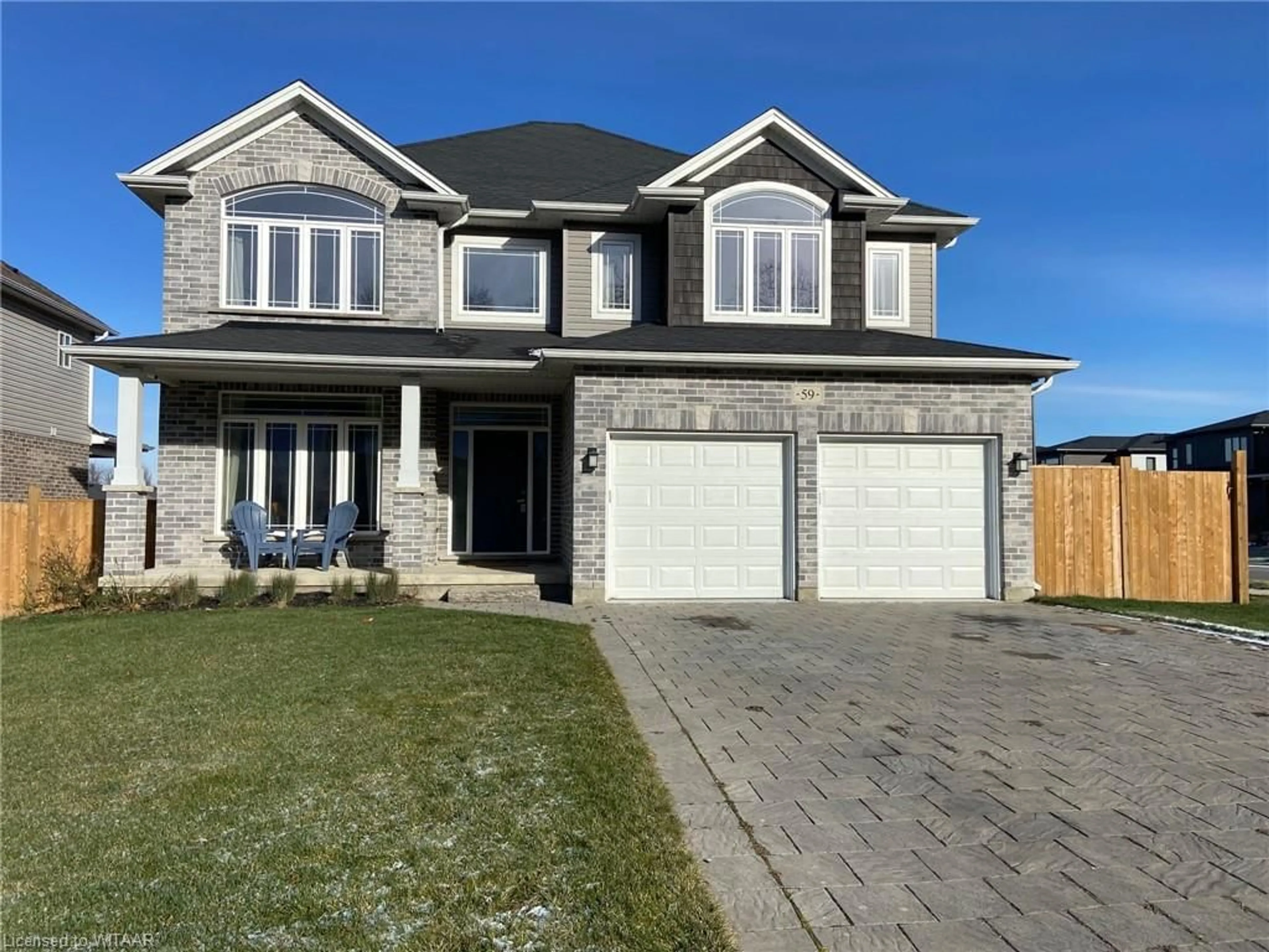 Home with brick exterior material, street for 59 Hollingshead Rd, Ingersoll Ontario N5C 0C6