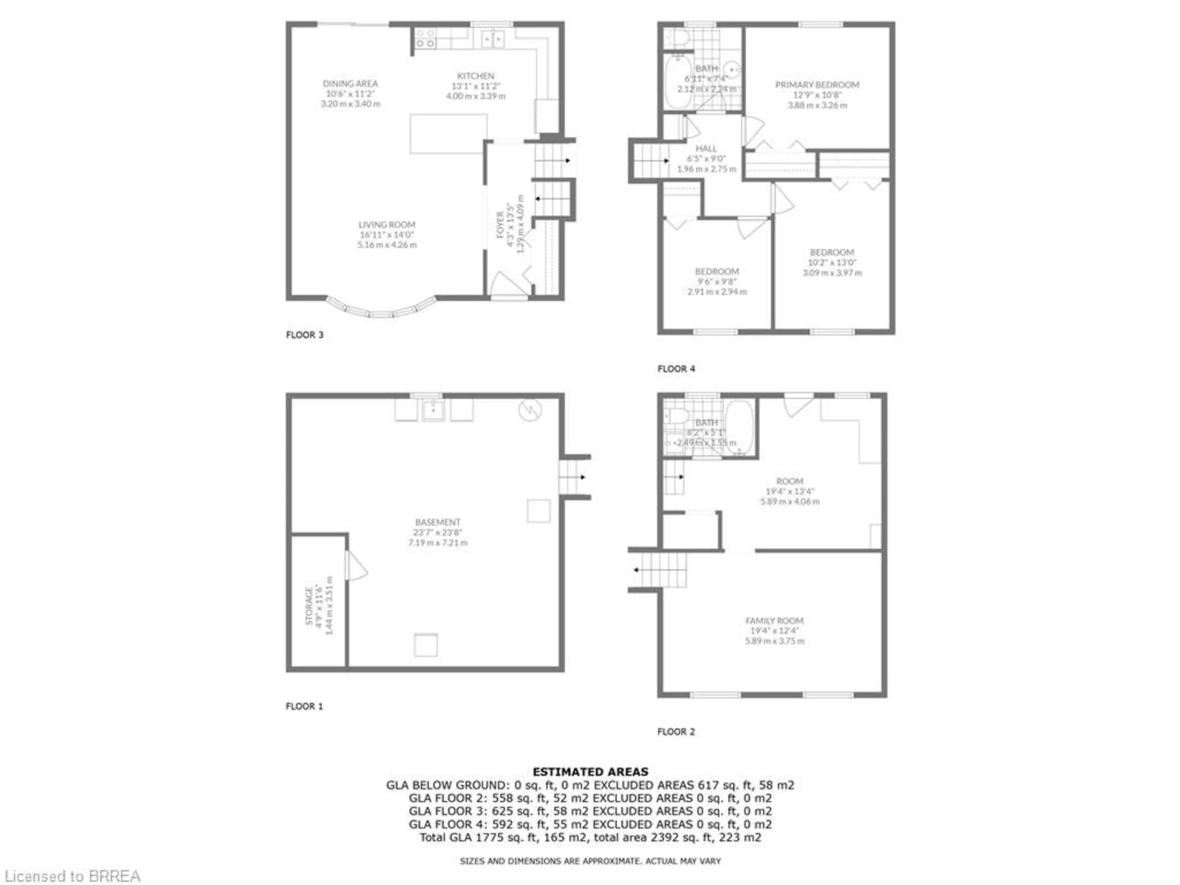 Floor plan for 29 Pippin Dr, Brantford Ontario N3R 5V8