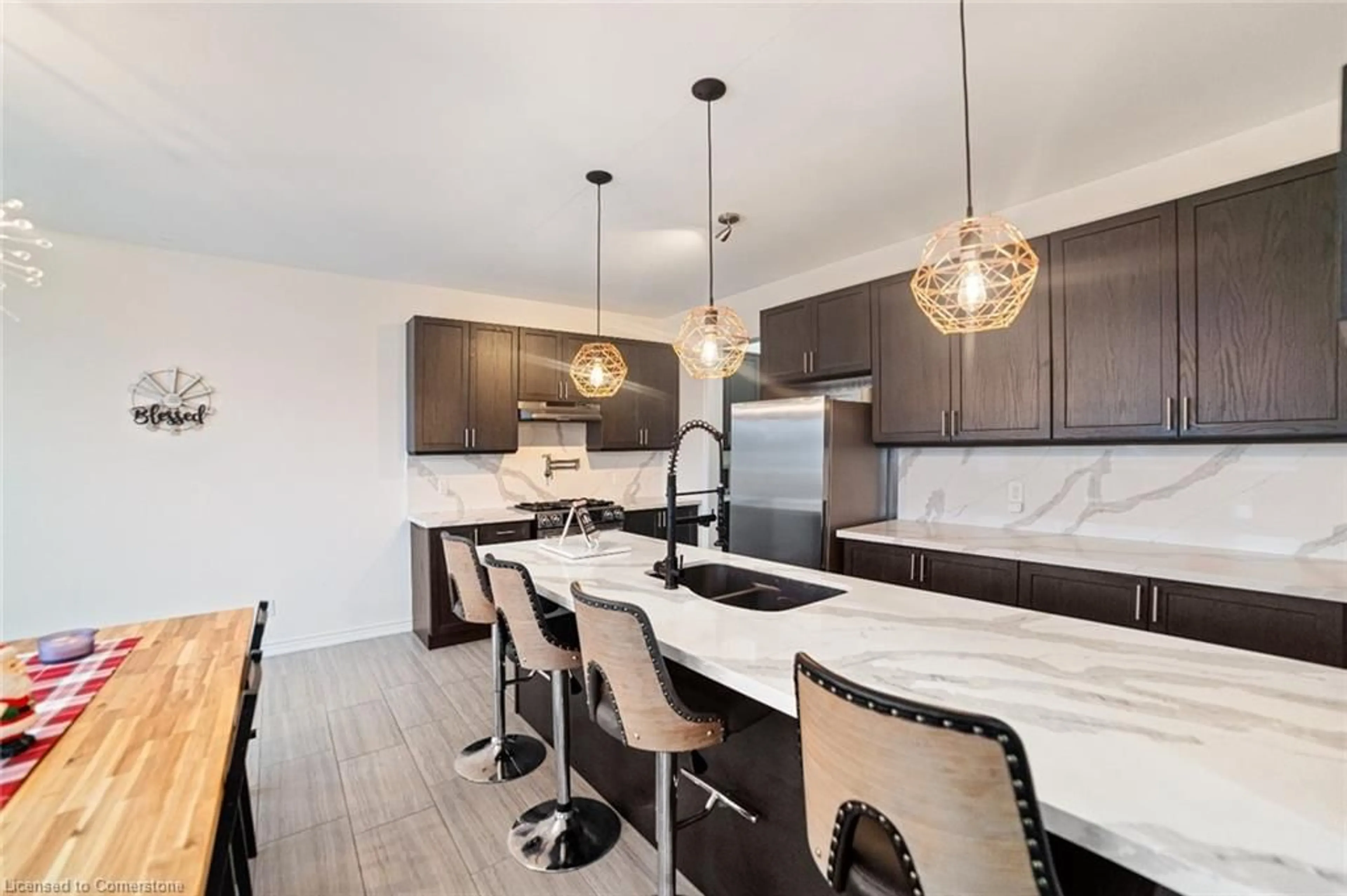 Contemporary kitchen, ceramic/tile floor for 211 Lia Dr, Clearview Ontario L0M 1S0