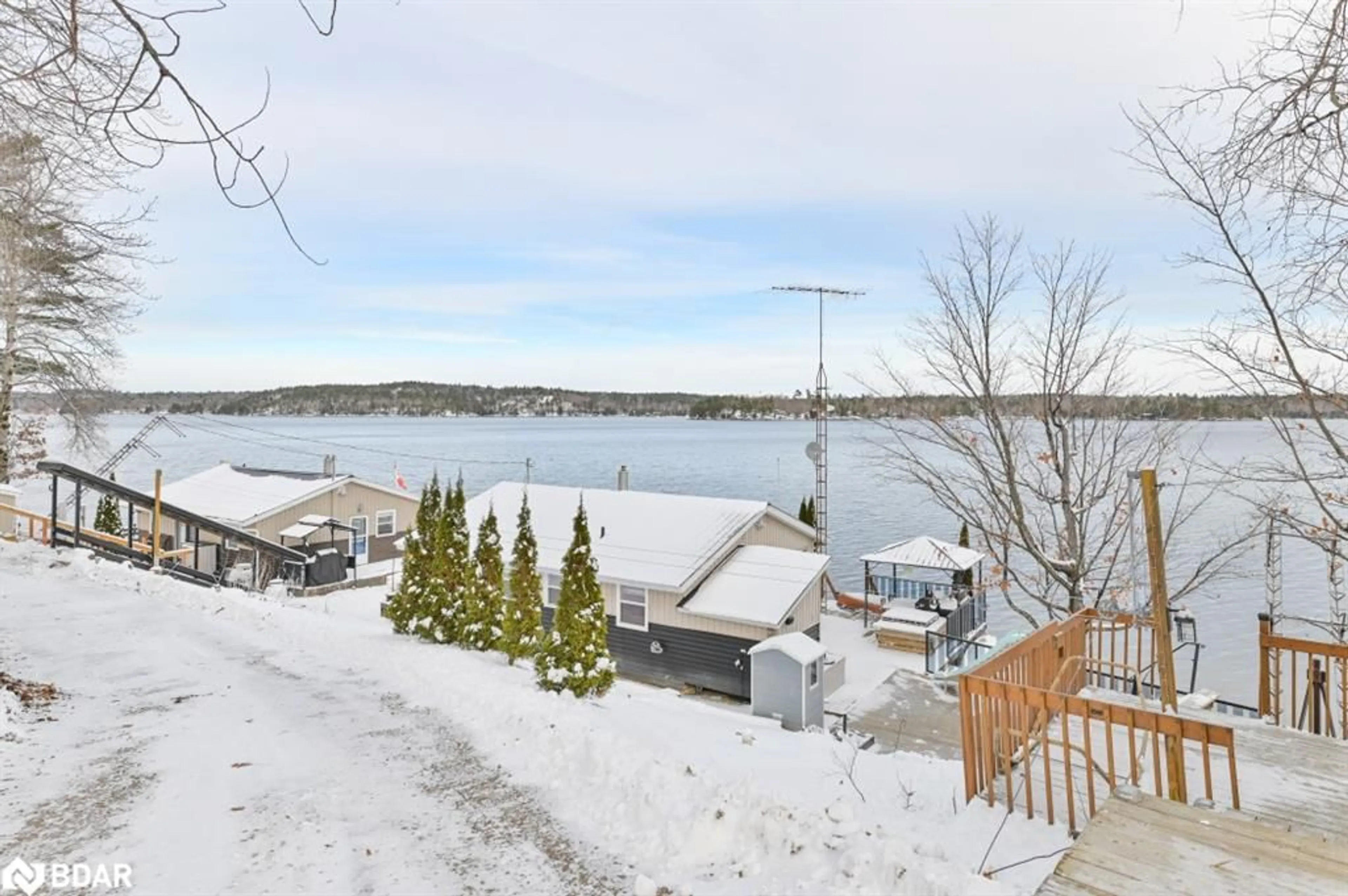 Patio, water/lake/river/ocean view for 17189 A Highway 41, Cloyne Ontario K0H 1K0