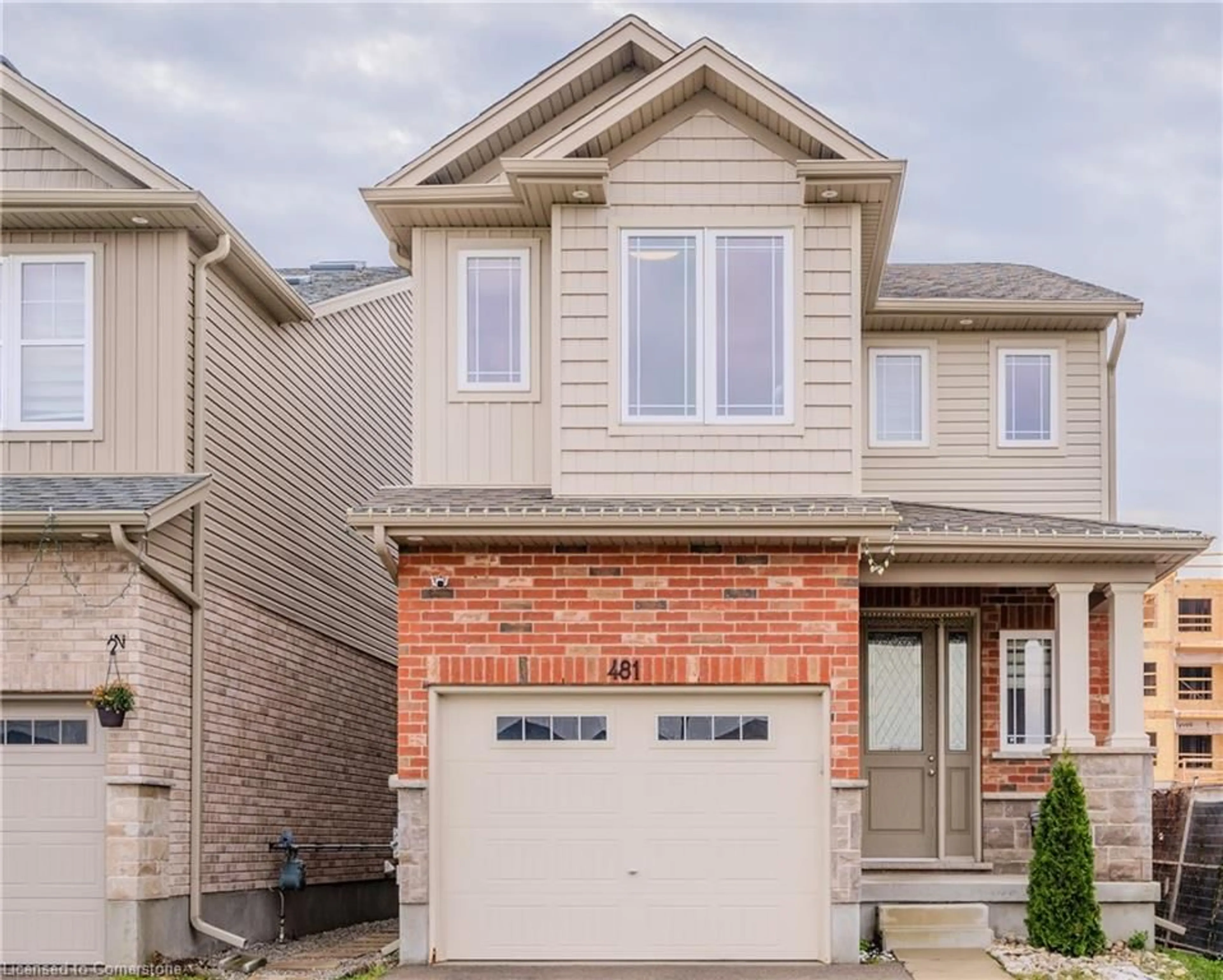 Home with brick exterior material, street for 481 Rivertrail Ave, Kitchener Ontario N2A 0H6