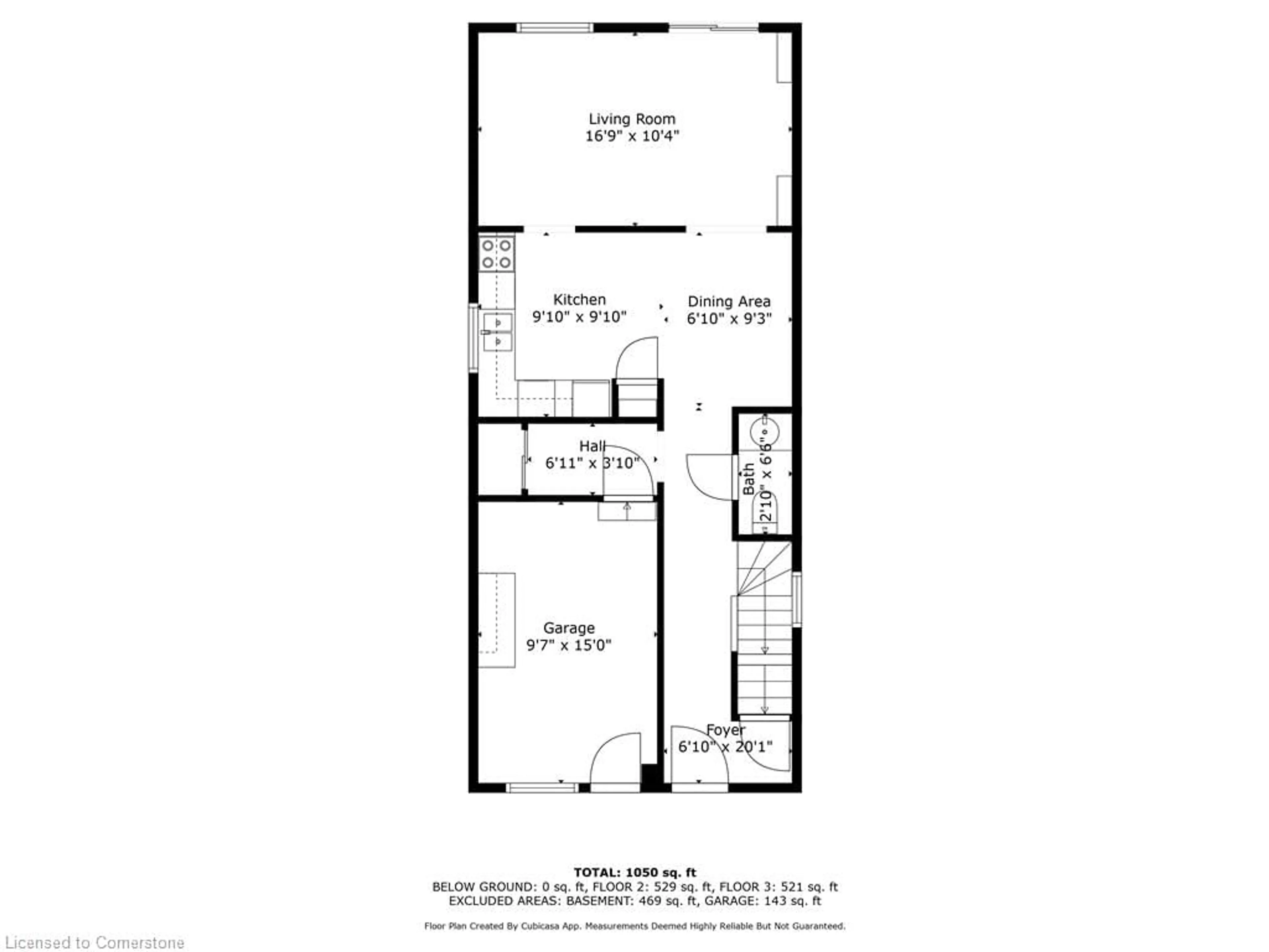 Floor plan for 17 Garland Crt, Ingersoll Ontario N5C 3X2