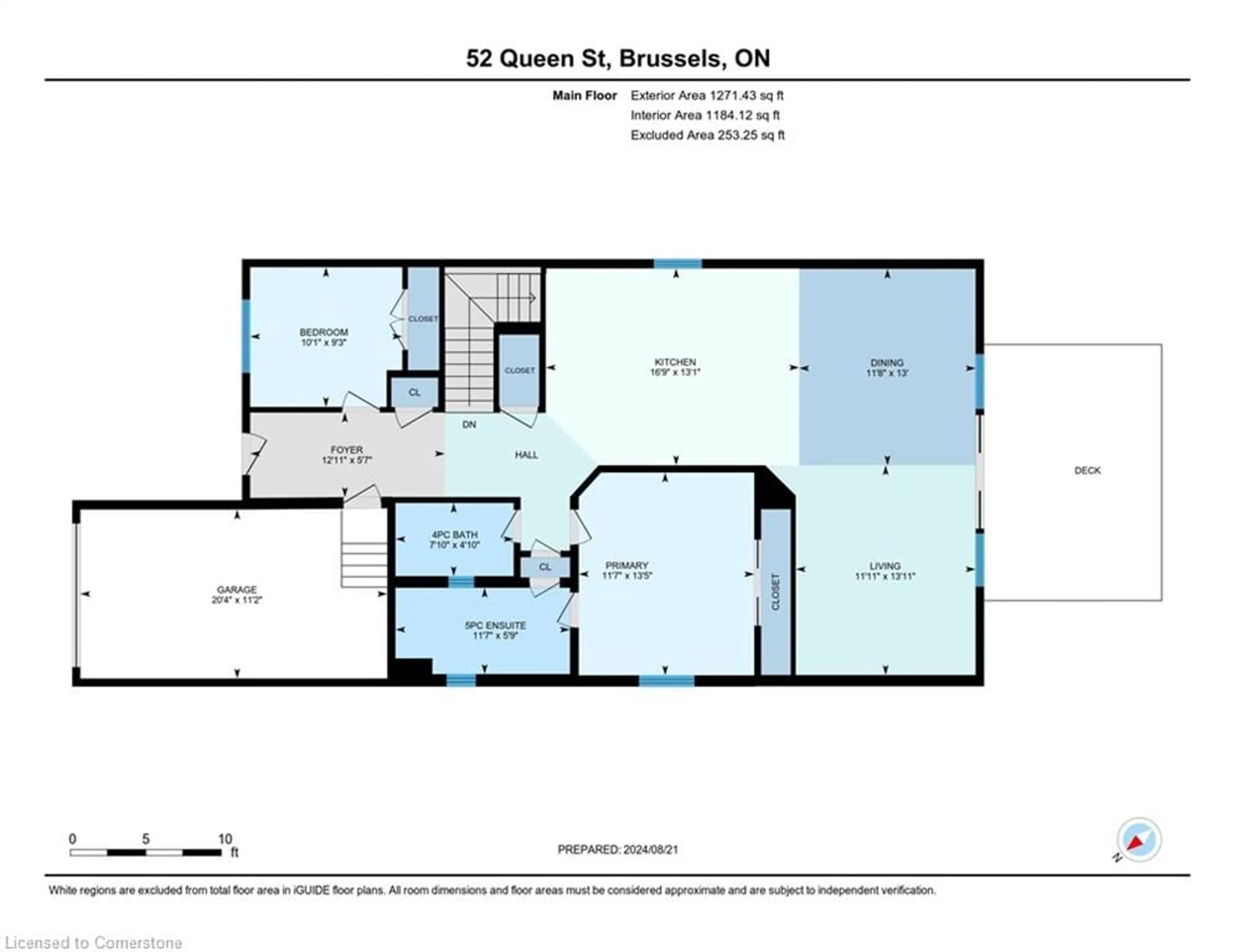 Floor plan for 52 Queen St, Brussels Ontario N0G 1H0