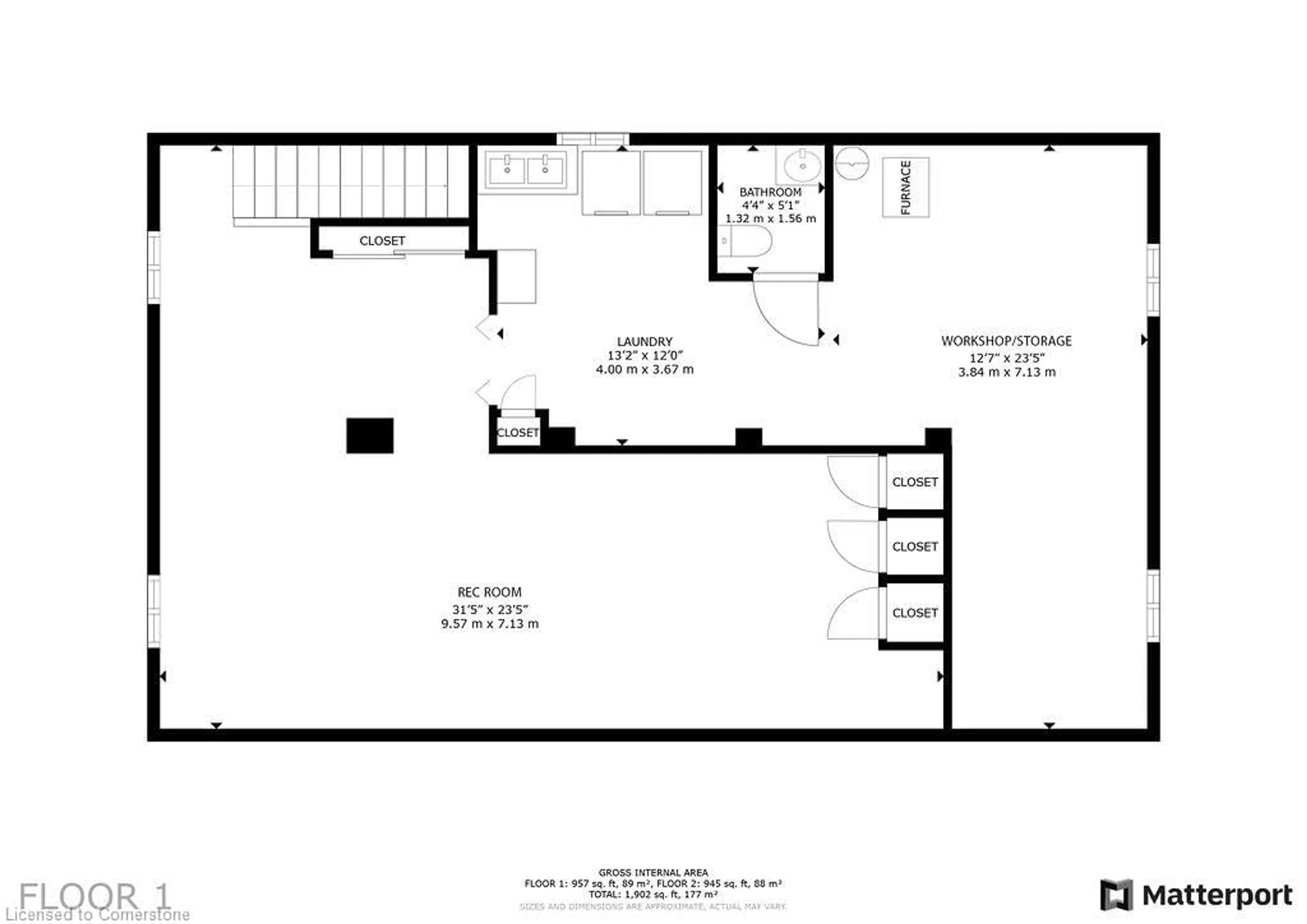 Floor plan for 46 Wyngate Ave, Hamilton Ontario L8G 1T2