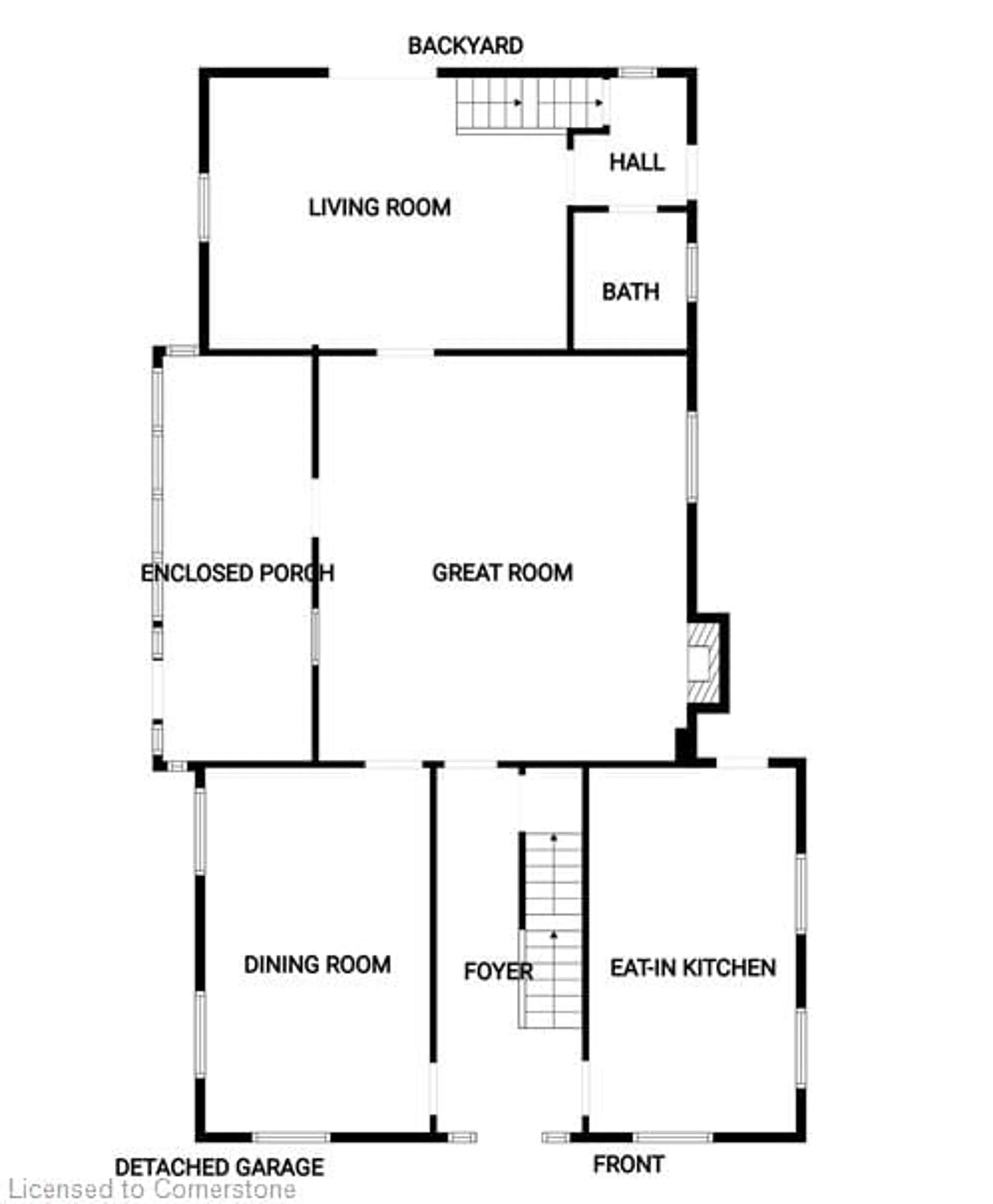 Floor plan for 1556 Mineral Springs Rd, Dundas Ontario L9H 5E3