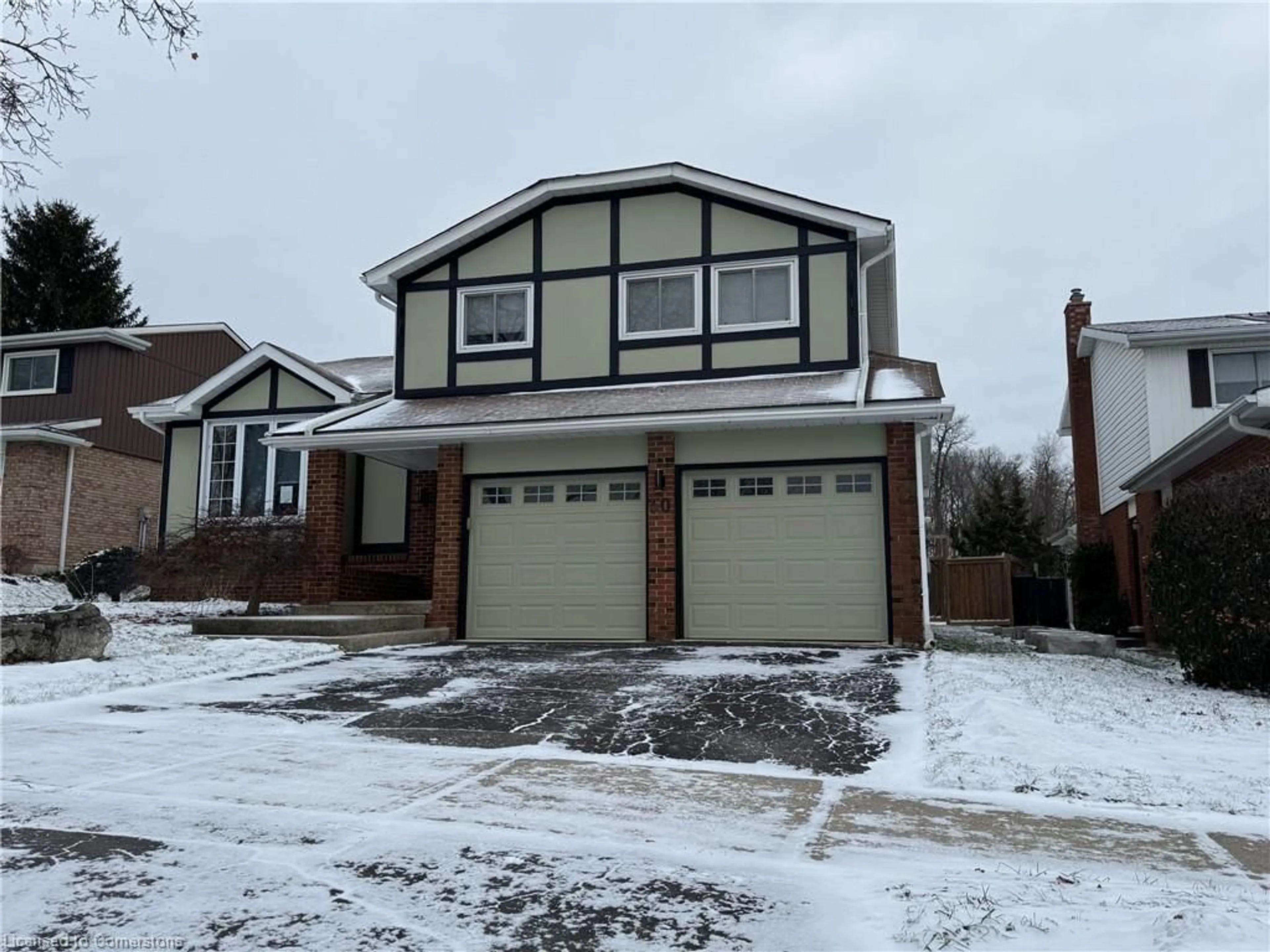 Home with vinyl exterior material, street for 50 Winding Way, Kitchener Ontario N2N 1M1