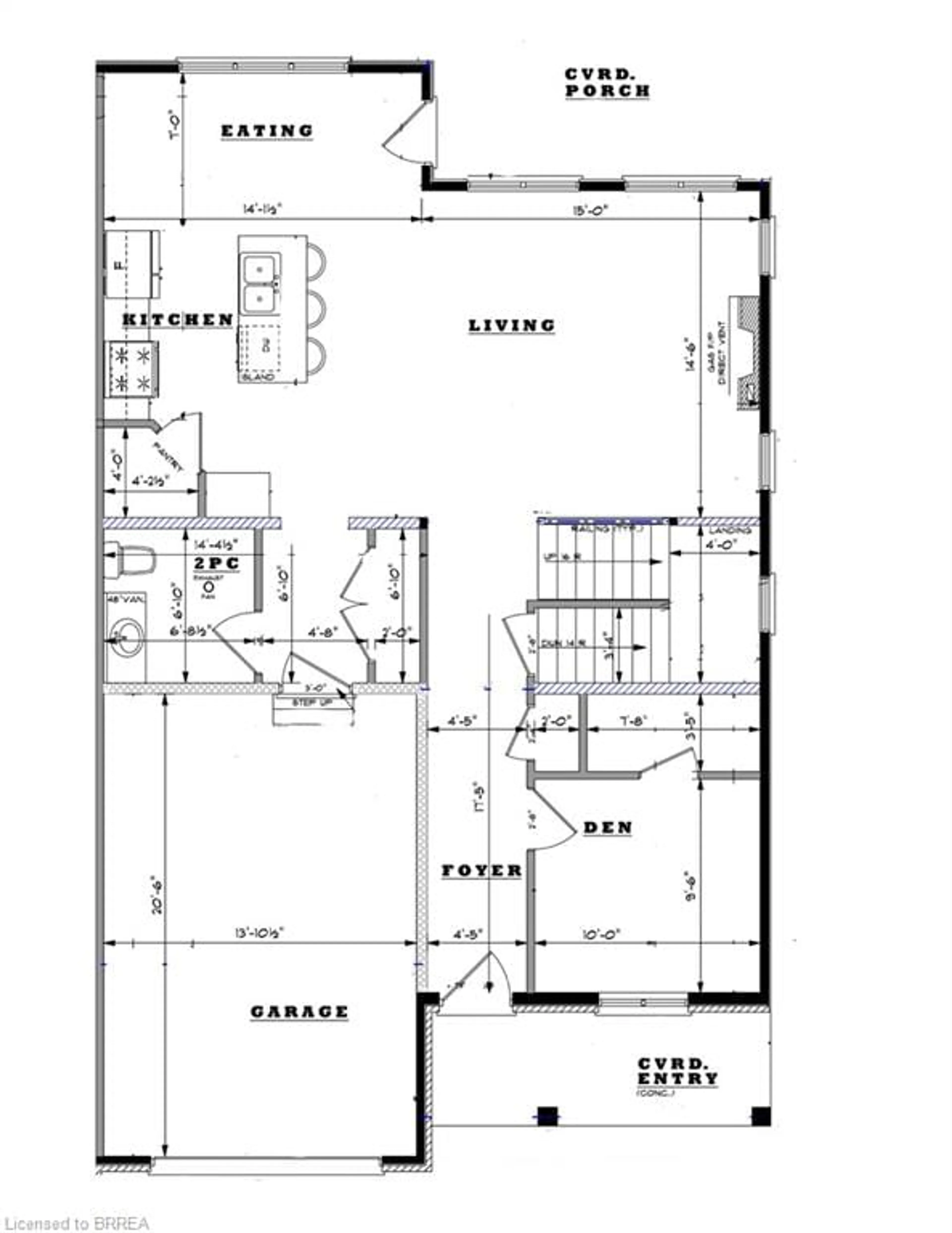 Floor plan for 7A Yeager Ave, Simcoe Ontario N3Y 5N4