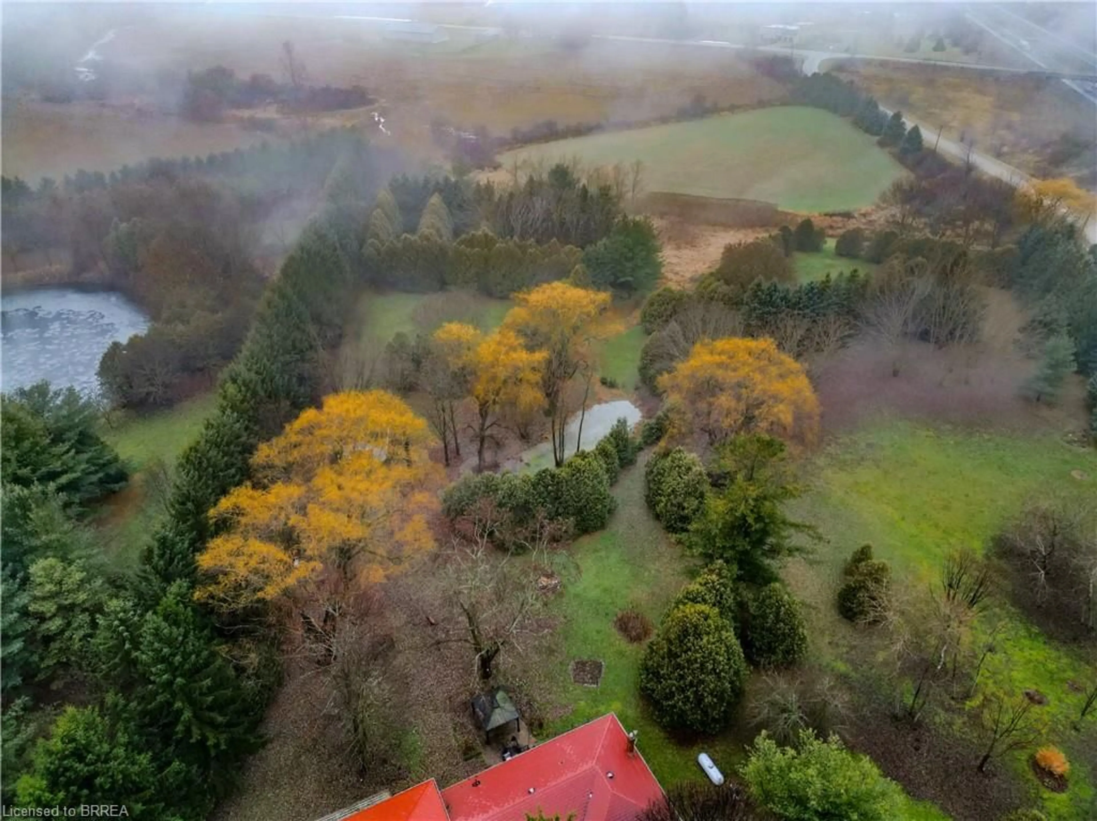 A pic from outside/outdoor area/front of a property/back of a property/a pic from drone, forest/trees view for 124 Madden Street, Brantford Ontario N3T 5M1