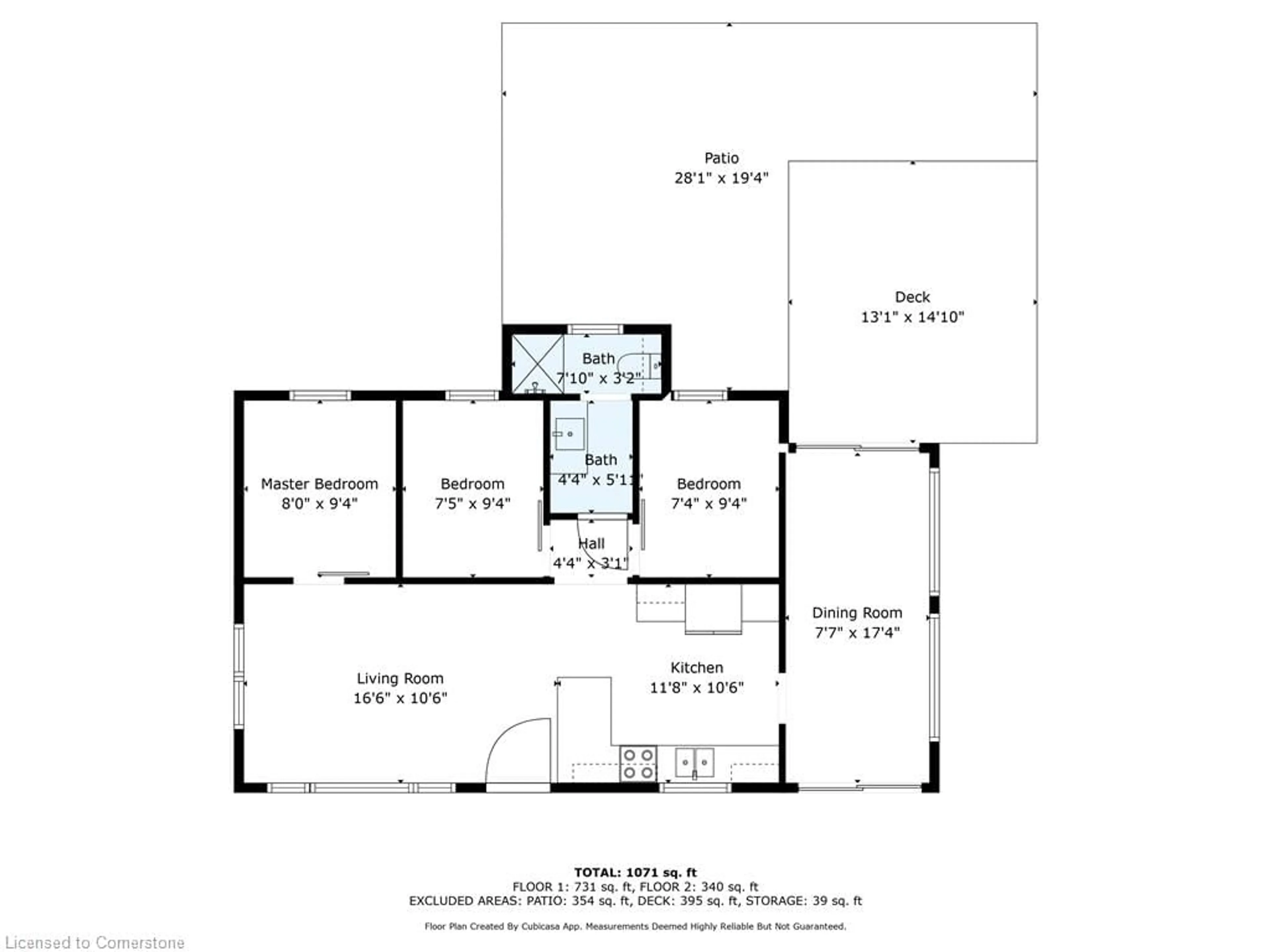 Floor plan for 11 Walmsley St, Turkey Point Ontario N0E 1T0