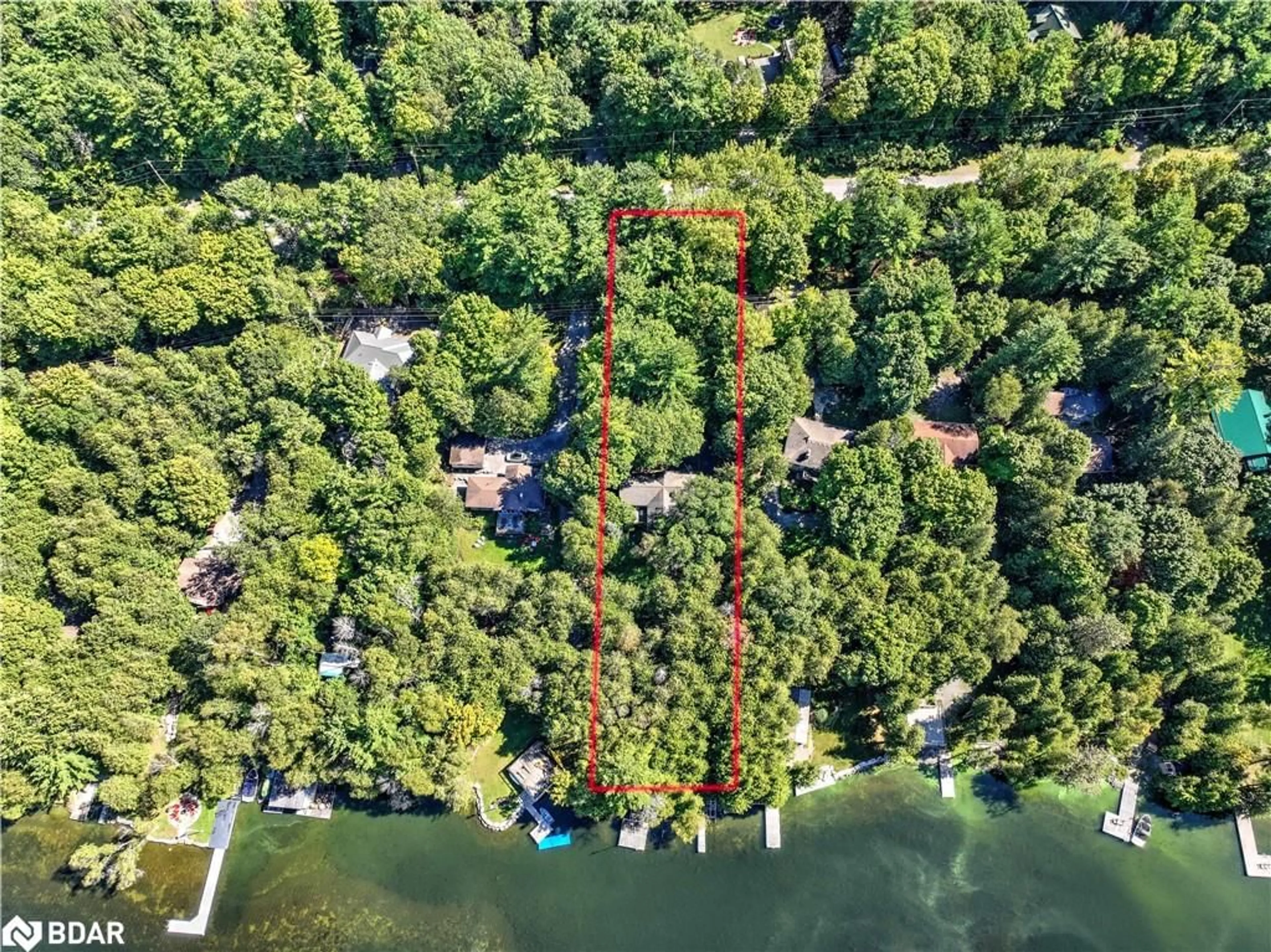 A pic from outside/outdoor area/front of a property/back of a property/a pic from drone, water/lake/river/ocean view for 127 Sugarbush Cres, Lakehurst Ontario K0L 1J0