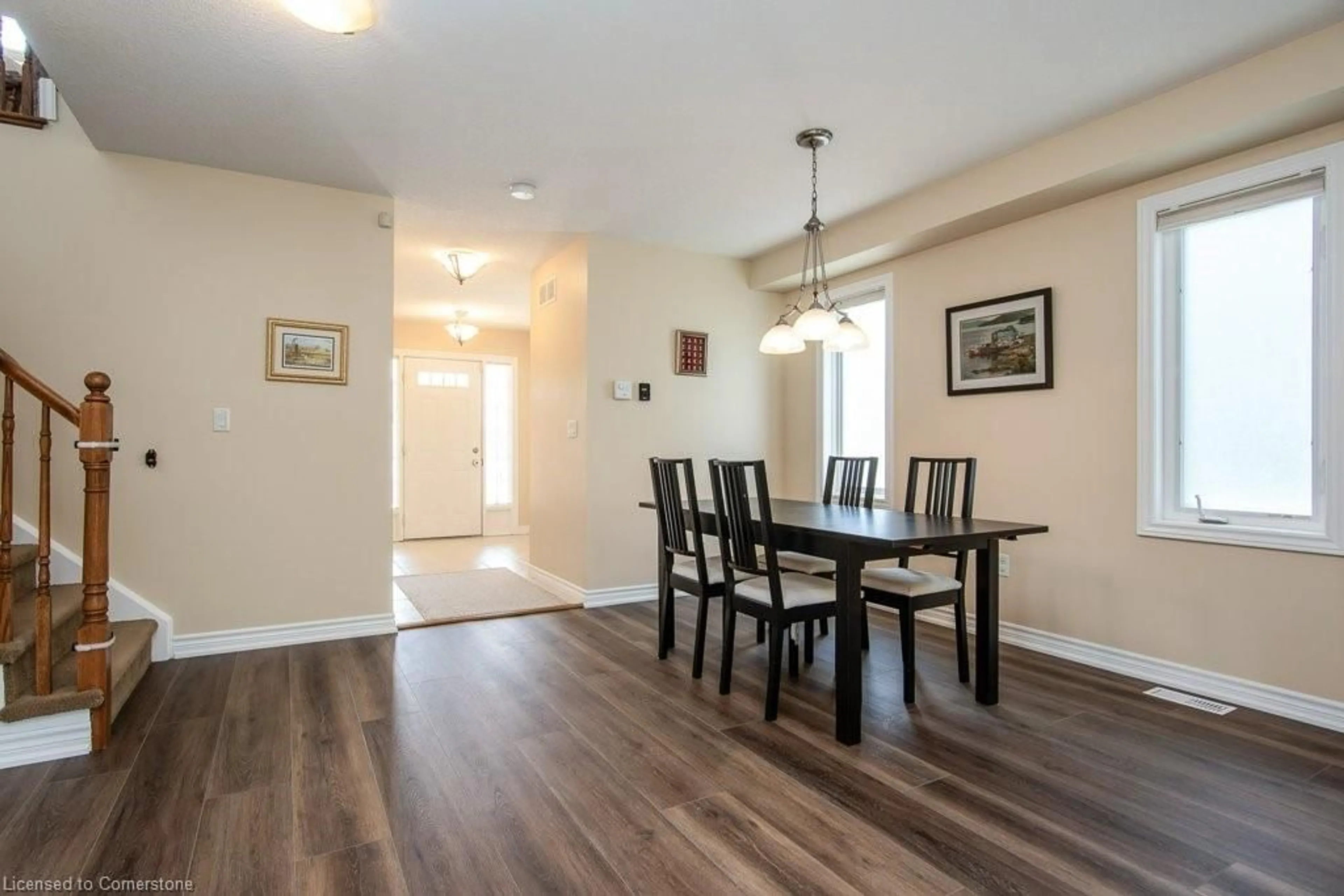 Dining room, wood/laminate floor for 207 Theodore Schuler Blvd, New Hamburg Ontario N3A 4N8