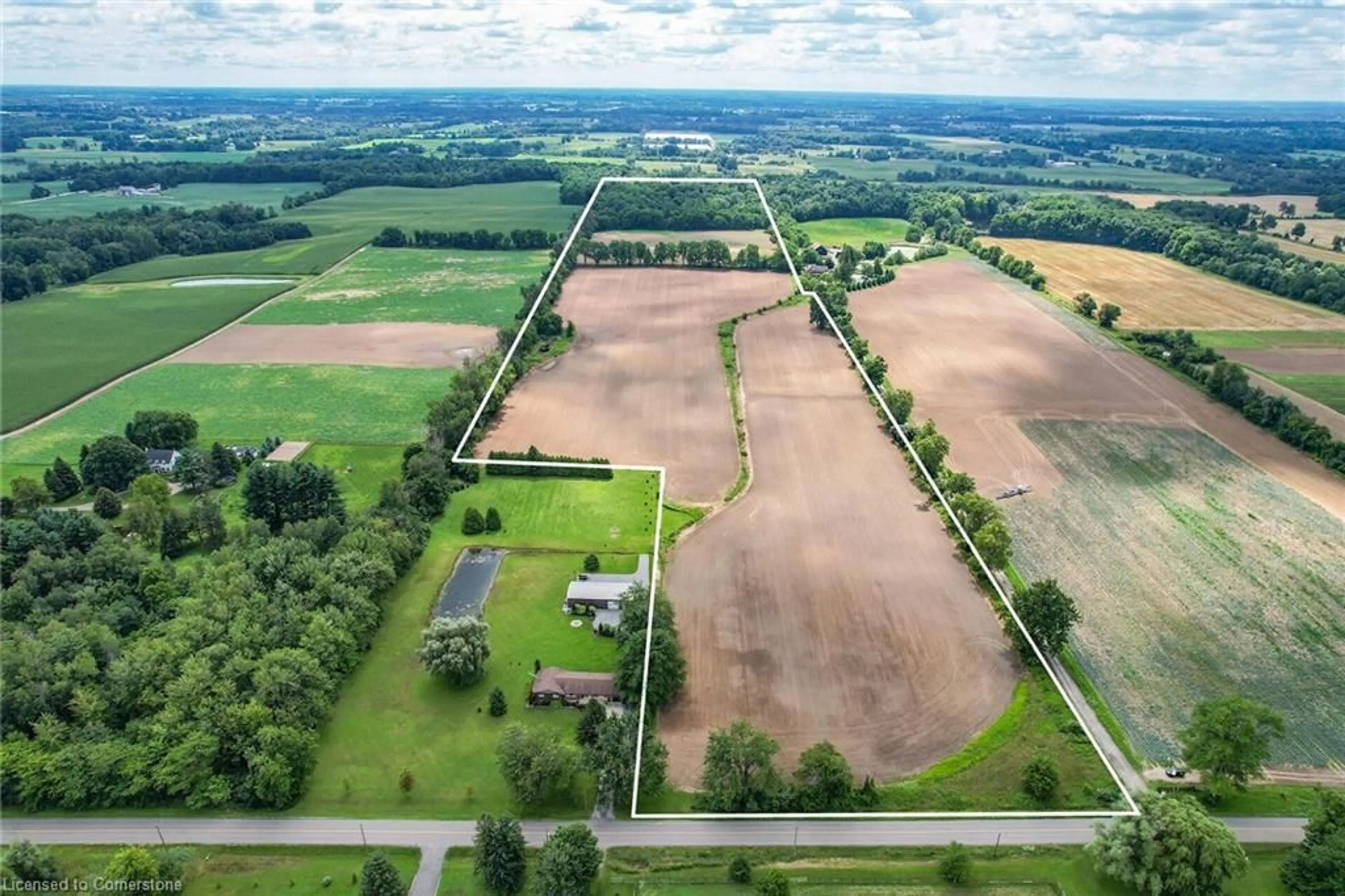 A pic from outside/outdoor area/front of a property/back of a property/a pic from drone, unknown for PT LT 22 Concession 2 Rd, Flamborough Ontario L0R 1T0