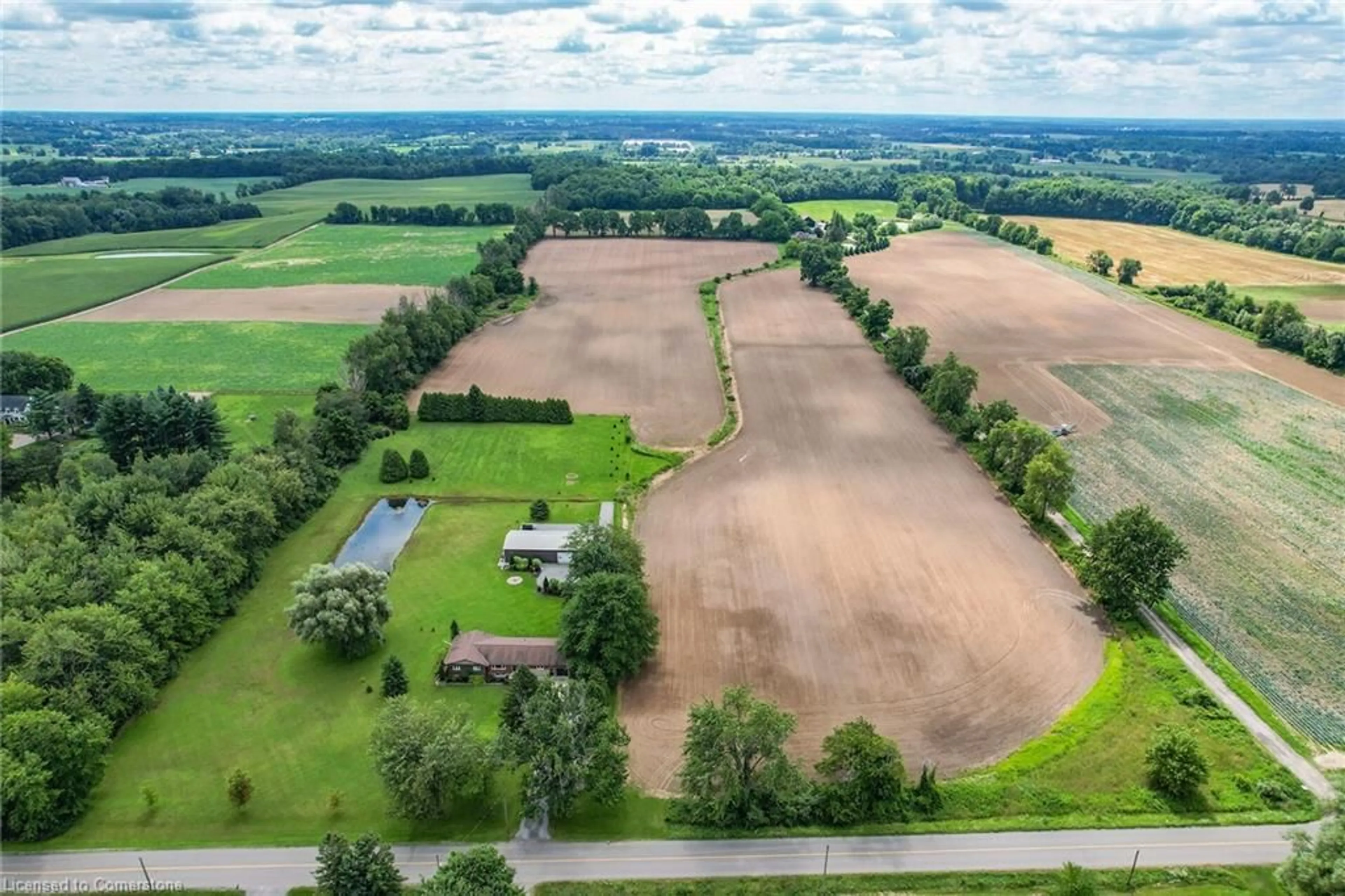 A pic from outside/outdoor area/front of a property/back of a property/a pic from drone, unknown for PT LT 22 Concession 2 Rd, Flamborough Ontario L0R 1T0