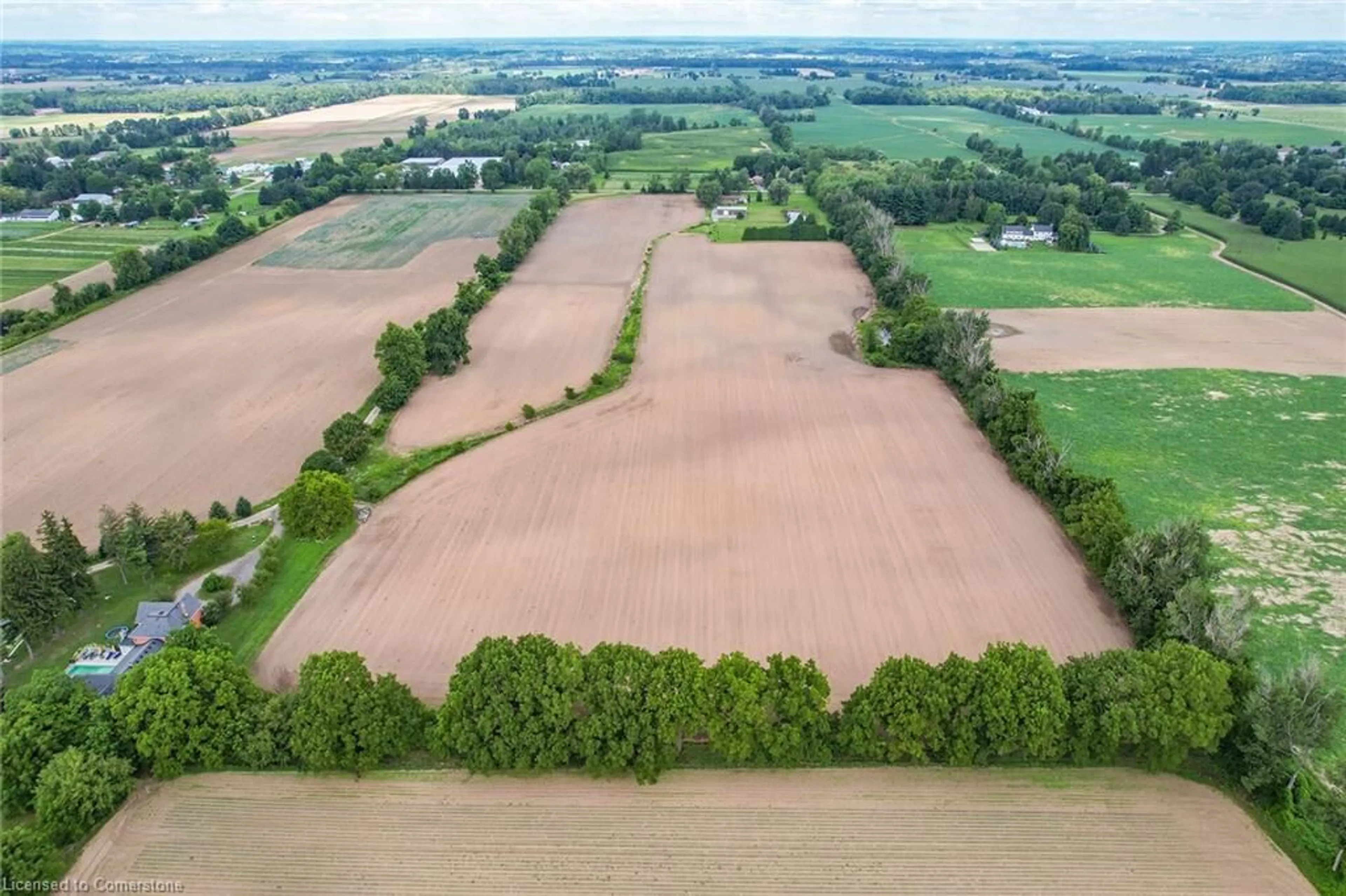 A pic from outside/outdoor area/front of a property/back of a property/a pic from drone, water/lake/river/ocean view for PT LT 22 Concession 2 Rd, Flamborough Ontario L0R 1T0