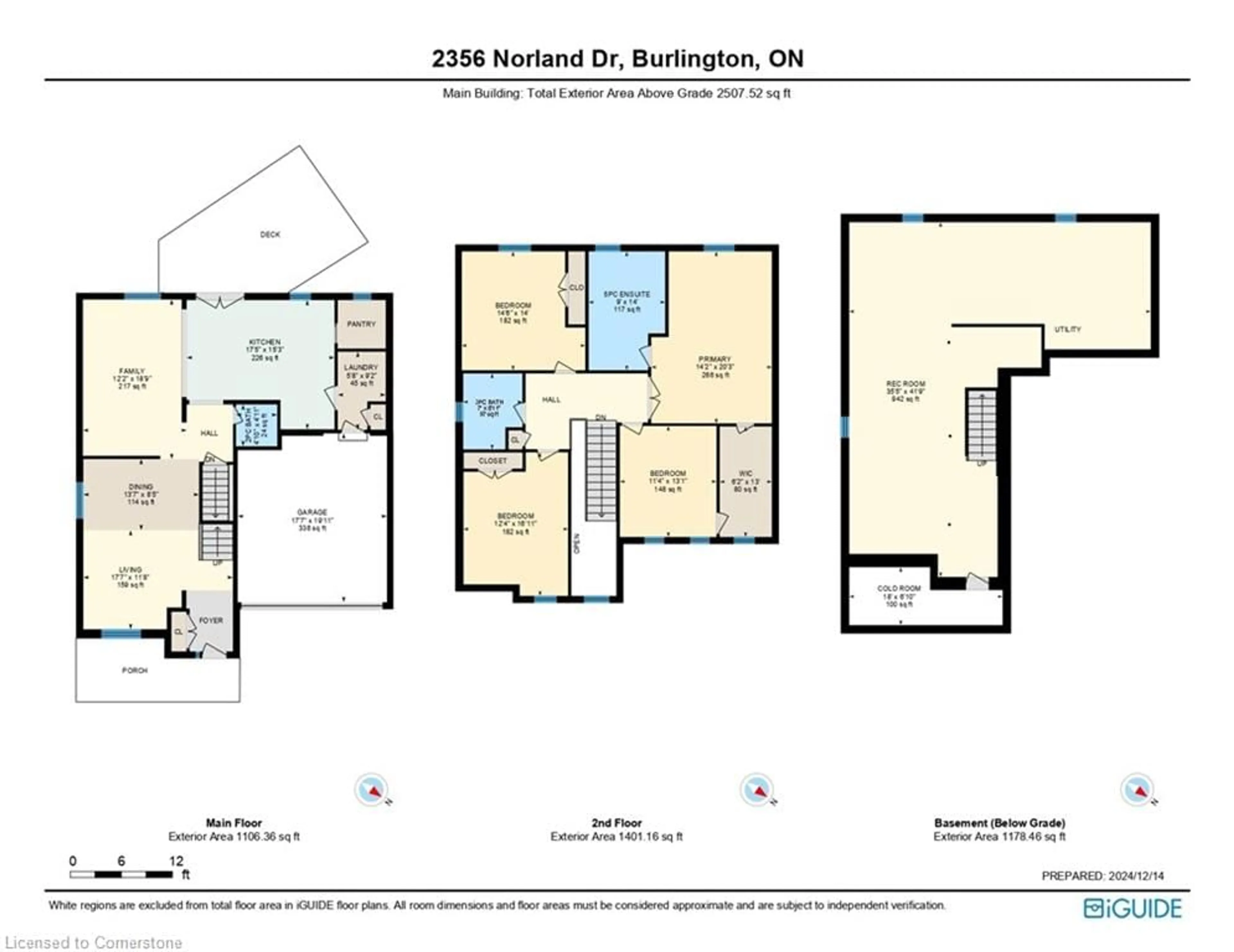 Floor plan for 2356 Norland Dr, Burlington Ontario L7L 7A6