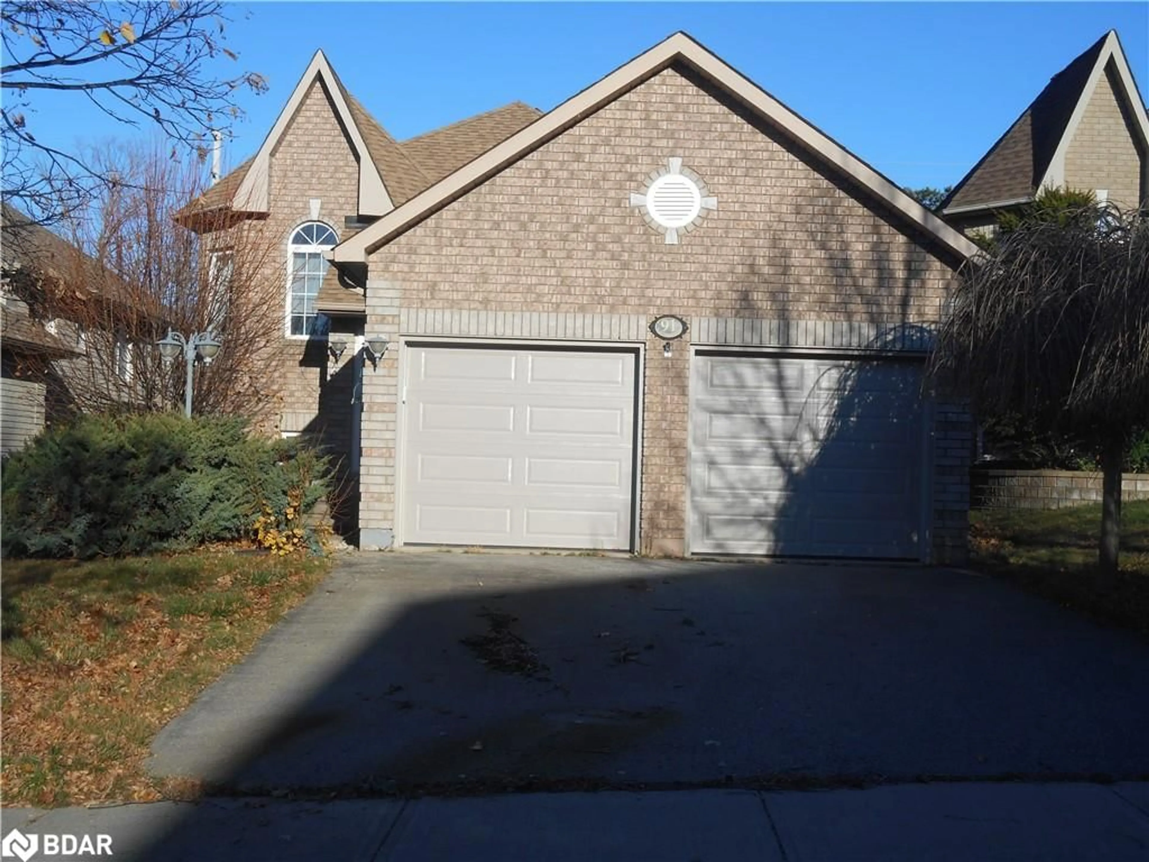 Home with brick exterior material, street for 91 Masters Dr, Barrie Ontario L4M 6W8